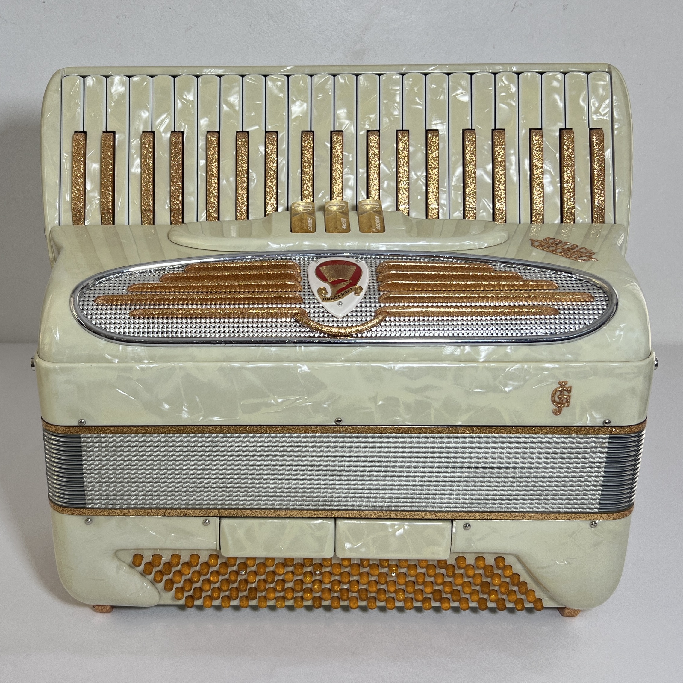 Acordeon Giulietti S32 - Segunda de voz - 3/2 Reg. - 7.9 kg - 42,5 cm 