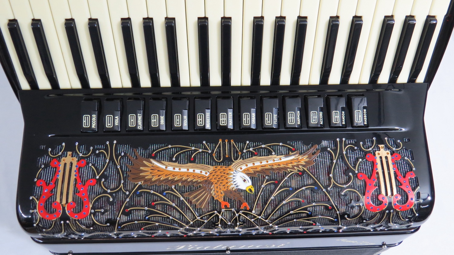 Acordeon PIATANESI SUPER IV S - Cass Duplo - 13/9 Reg - 11.5 kg - 48 cm