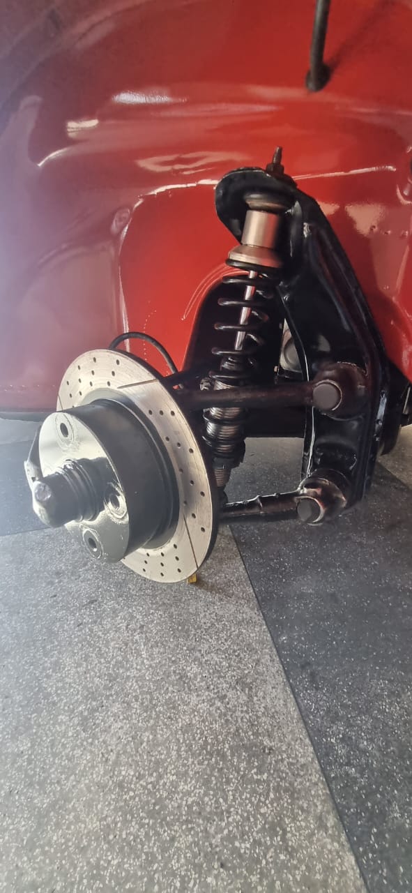 KIT FREIO A DISCO DIANTEIRO PARA FUSCA E DERIVADOS.