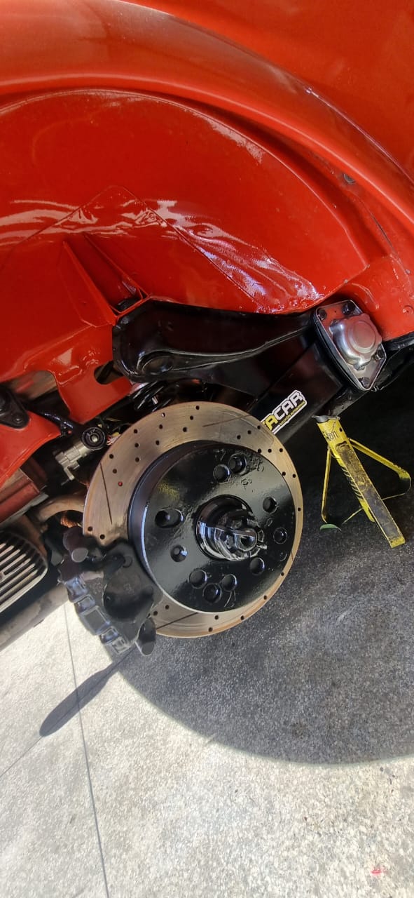 KIT FREIO A DISCO TRASEIRO PARA FUSCA E DERIVADOS.