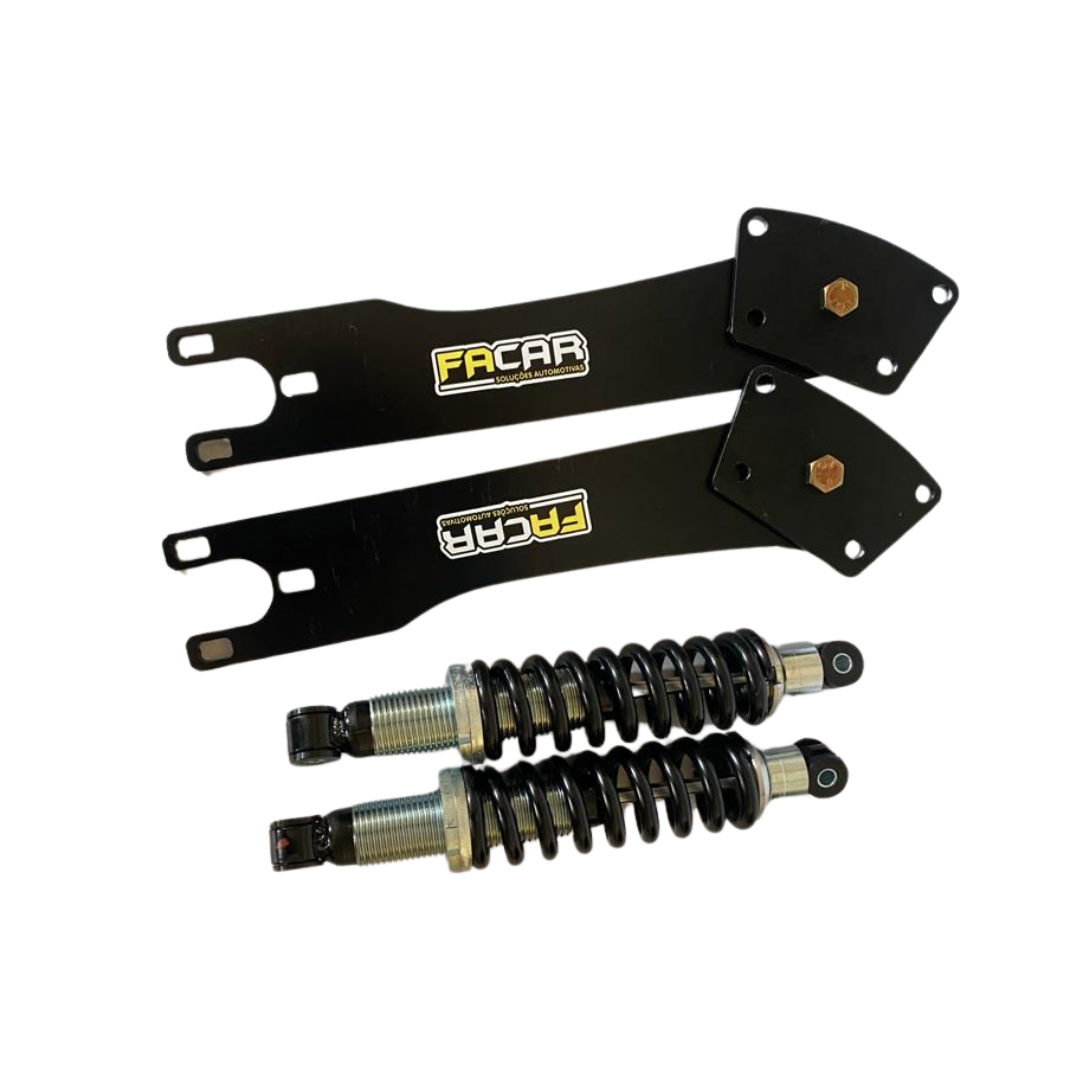 SISTEMA DE SUSPENSÃO COM REGULAGEM TRASEIRA - COILOVER FUSCA