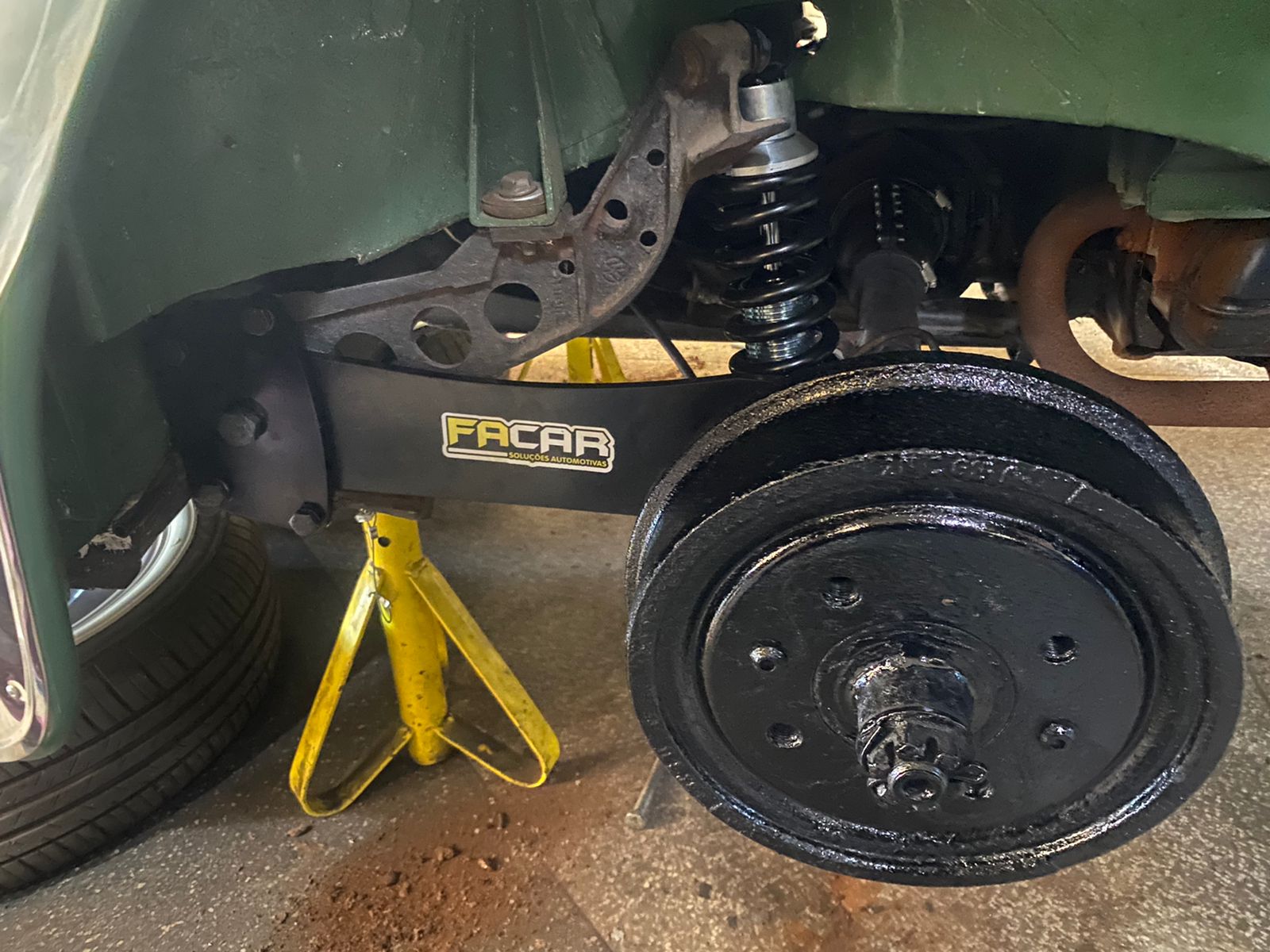 SISTEMA DE SUSPENSÃO COM REGULAGEM TRASEIRA - COILOVER FUSCA