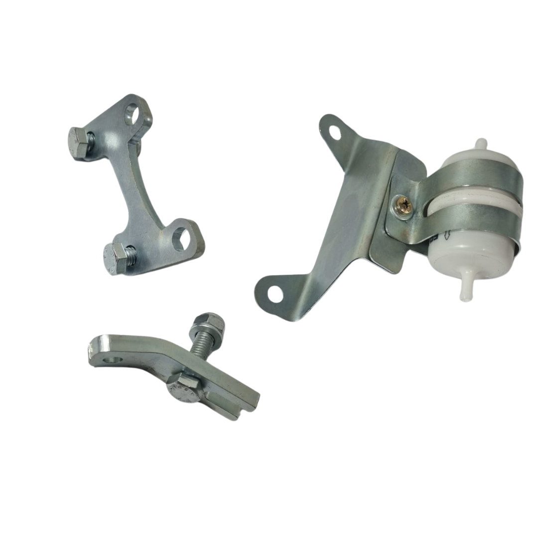 KIT ALIVIO DE EMBREAGEM E SUPORTE DE FILTRO DE COMBUSTIVEL.