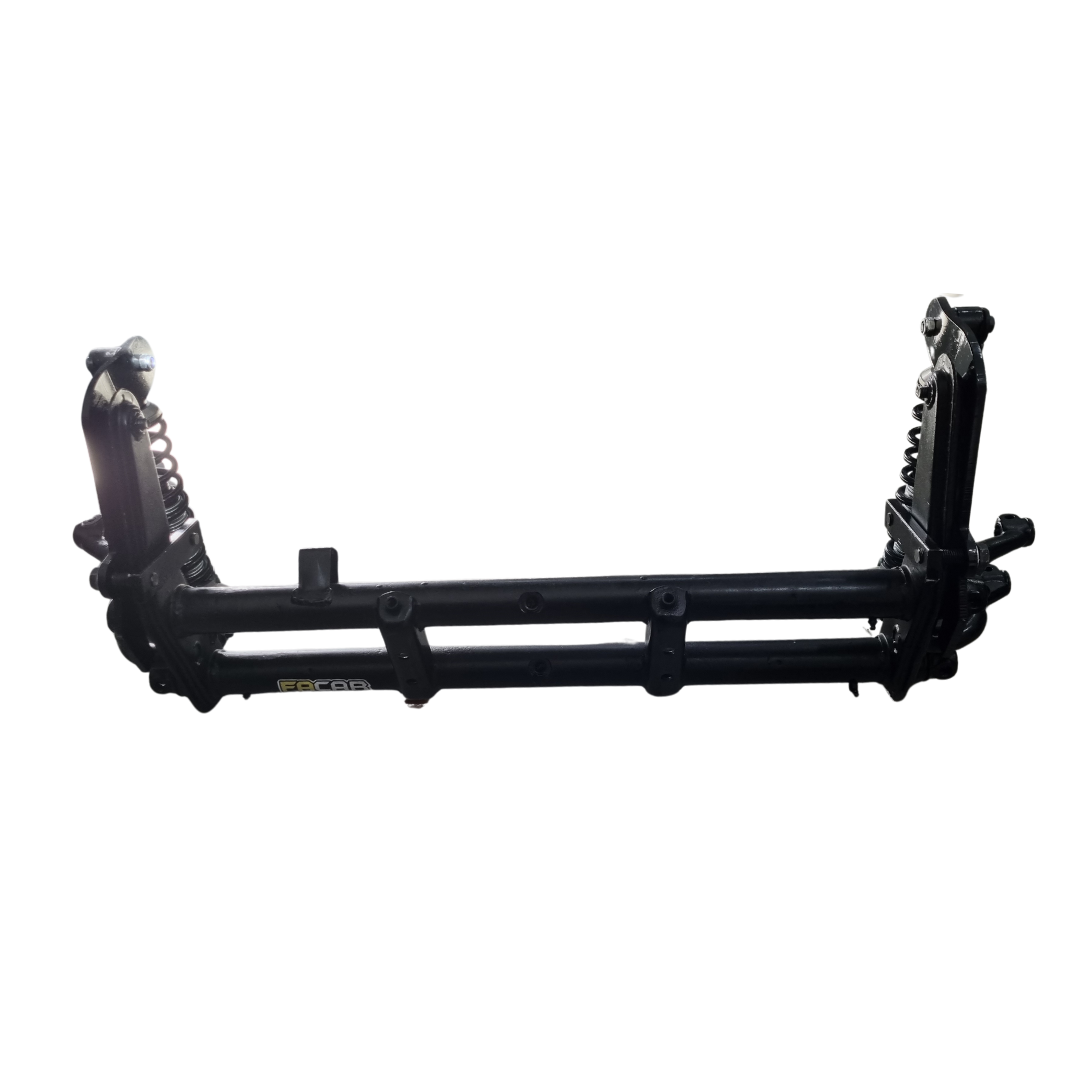 EIXO DIANTEIRO MODELO EMBUCHAMENTO COM SISTEMA COILOVER.