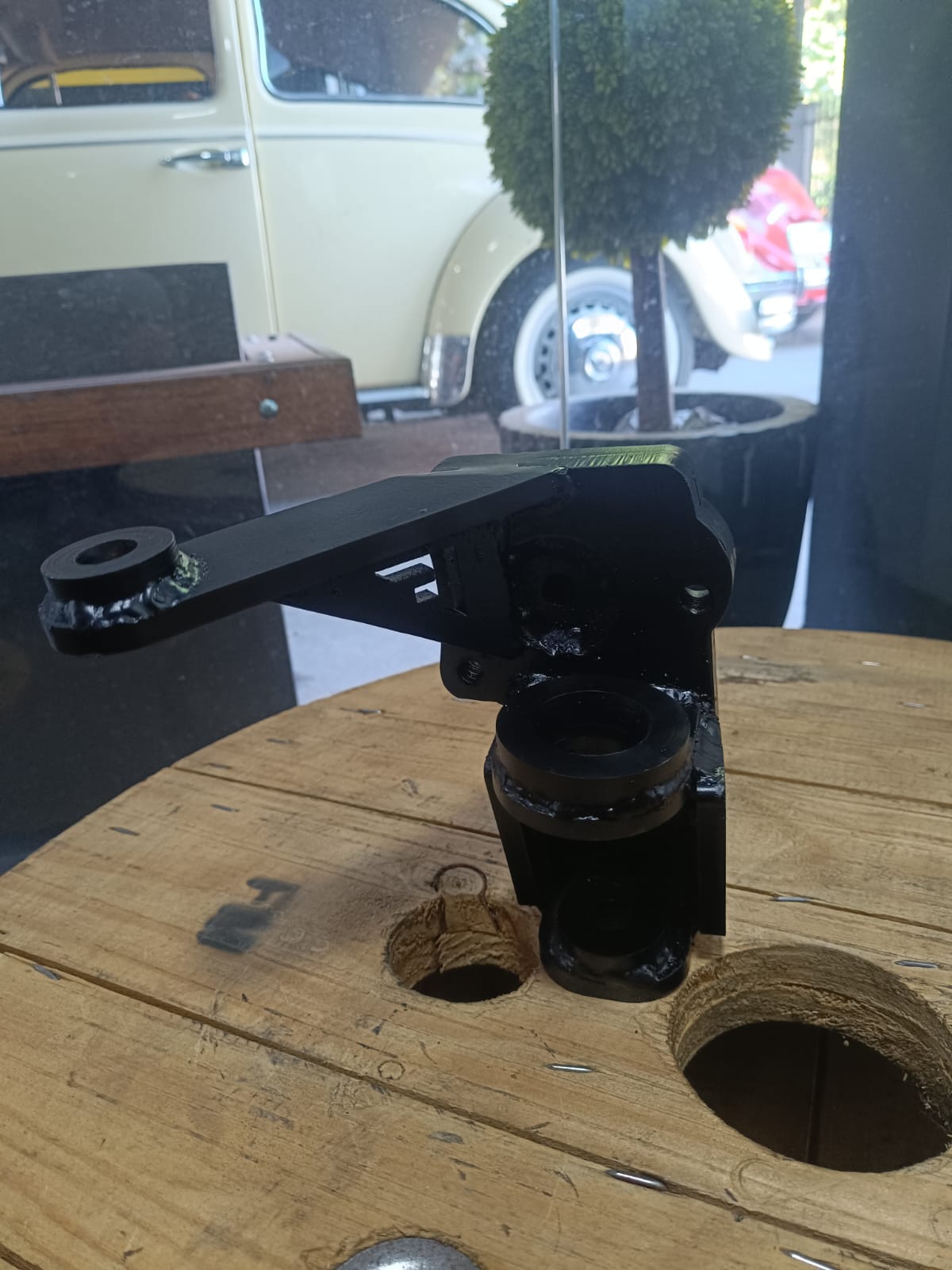 MANGA DE EIXO DESLOCADA PARA FUSCA E DERIVADOS MODELO PIVÔ SISTEMA DE FREIO TAMBOR.