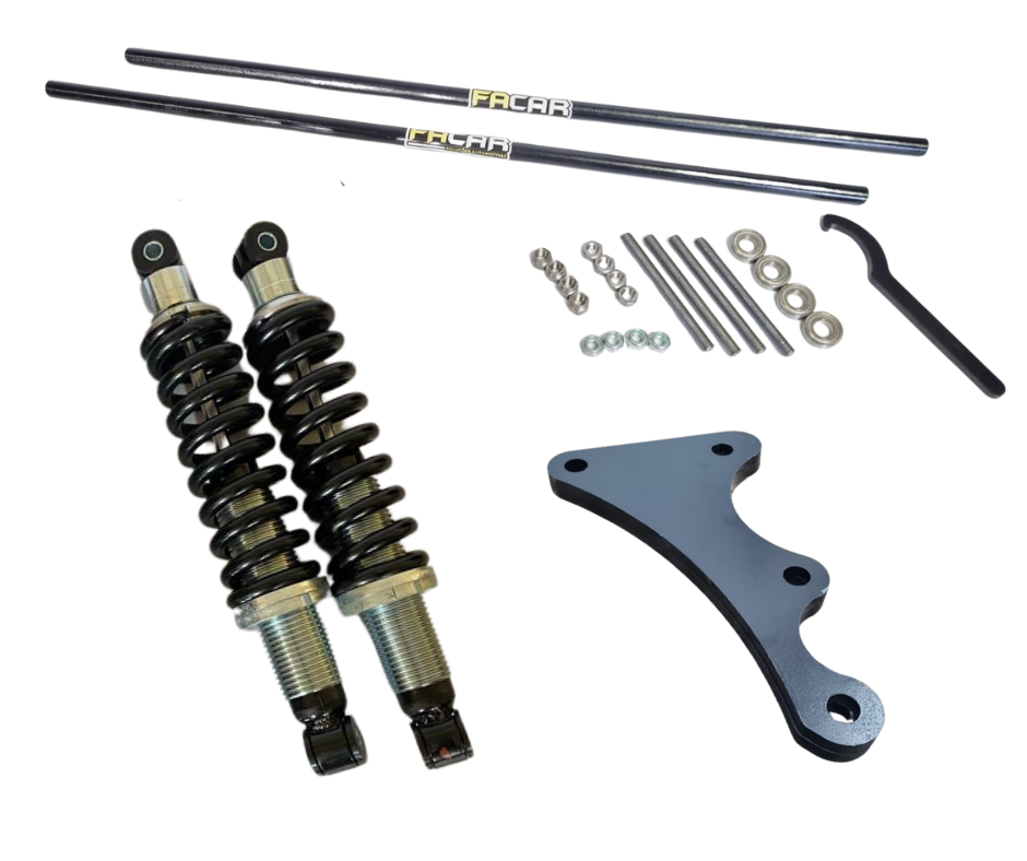 KIT AMORTECEDORES DIANTEIROS TIPO COILOVER PARA KOMBI.