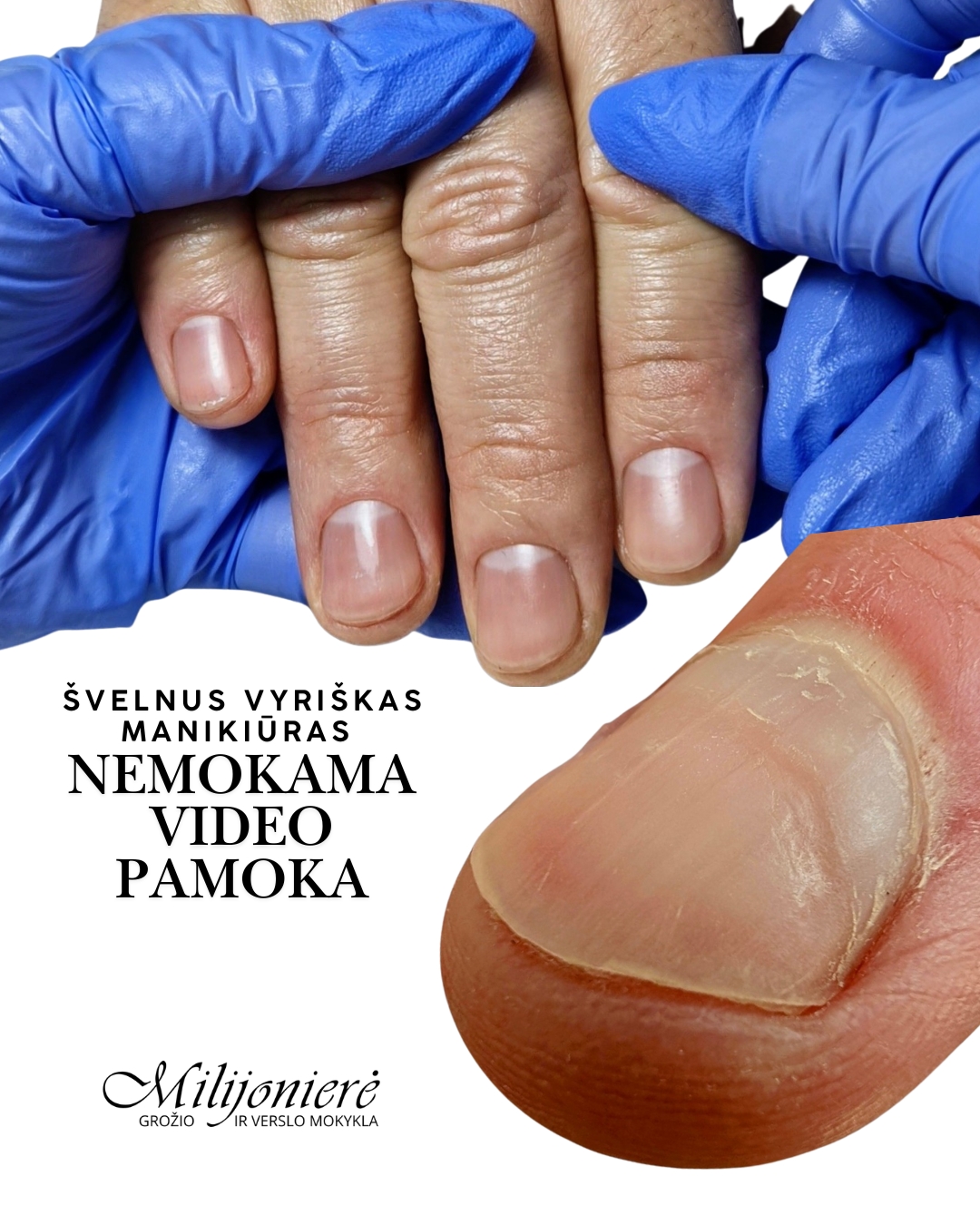 Nemokama video pamoka "Vyriškas manikiūras"