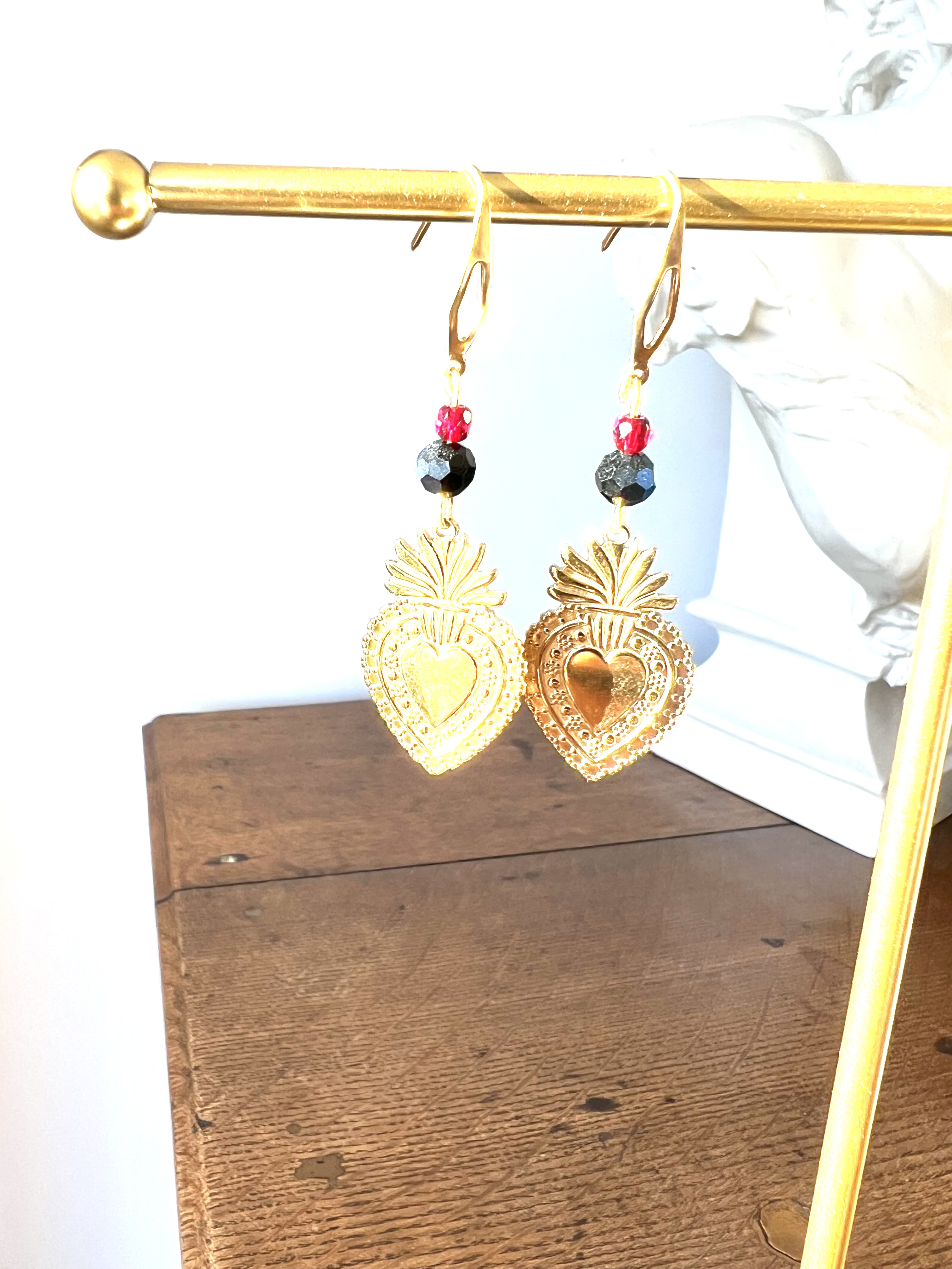 Boucles d'oreilles EX VOTO cristal
