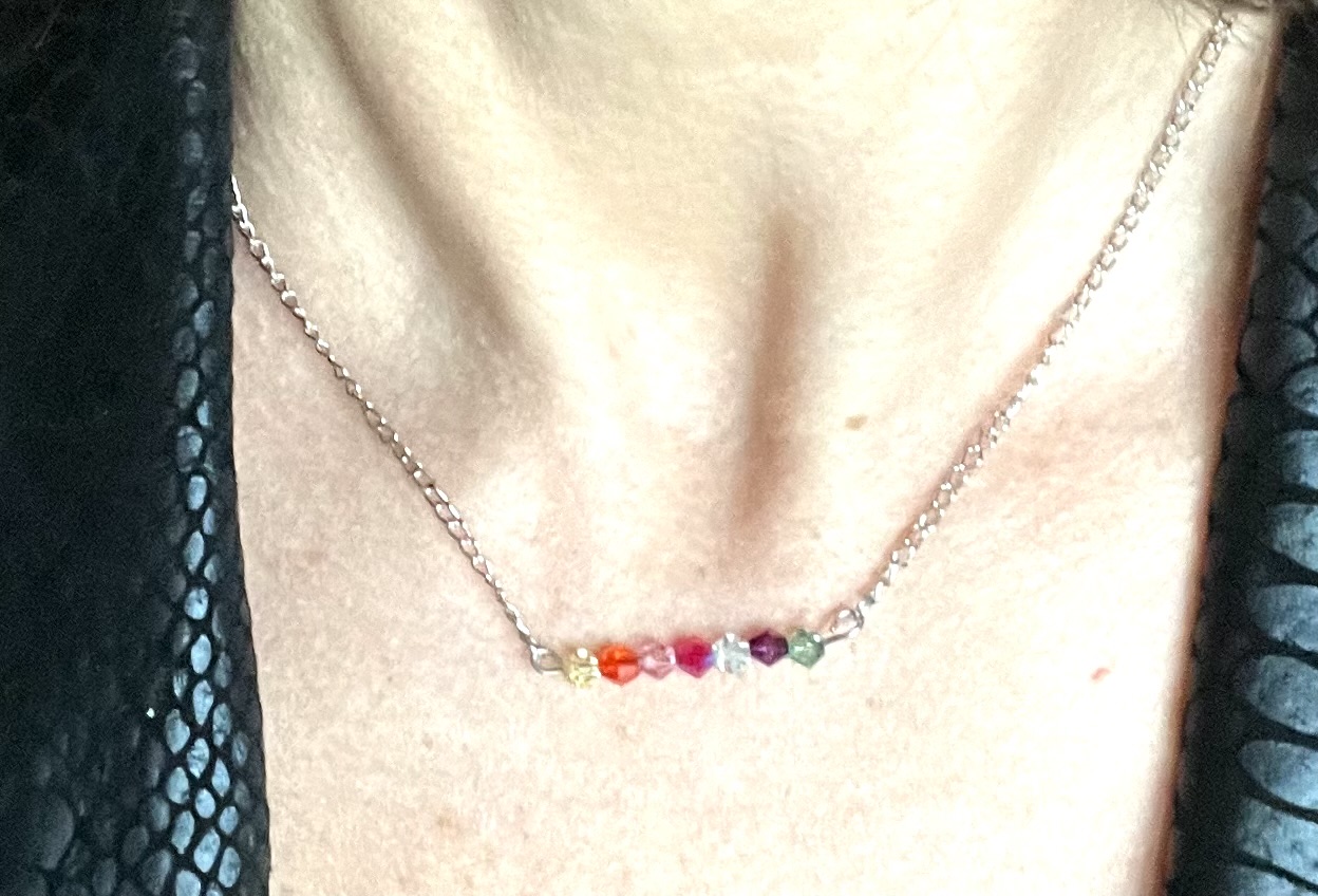 Collier IN RAINBOWS cristal