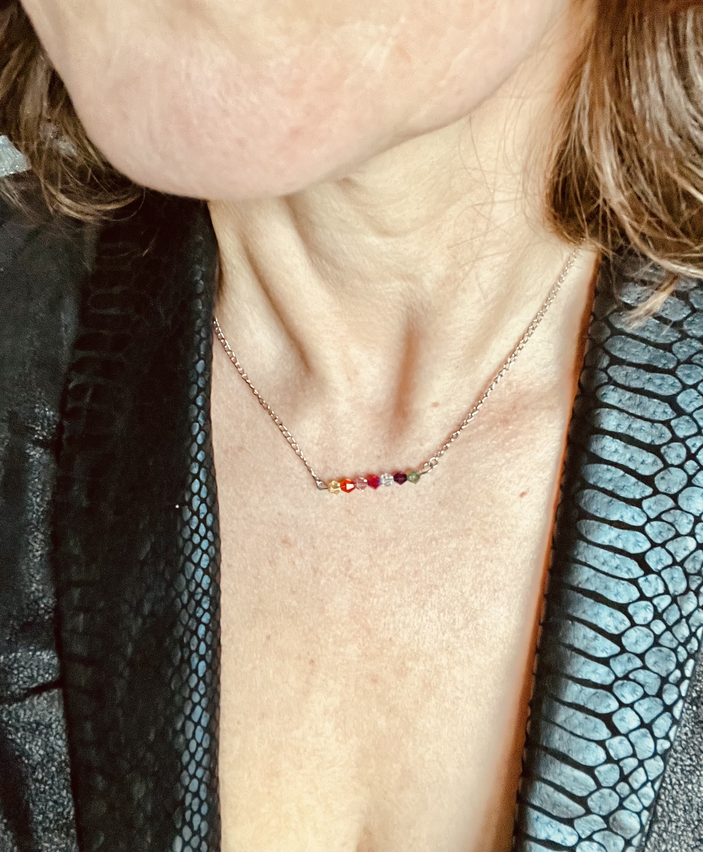 Collier IN RAINBOWS cristal