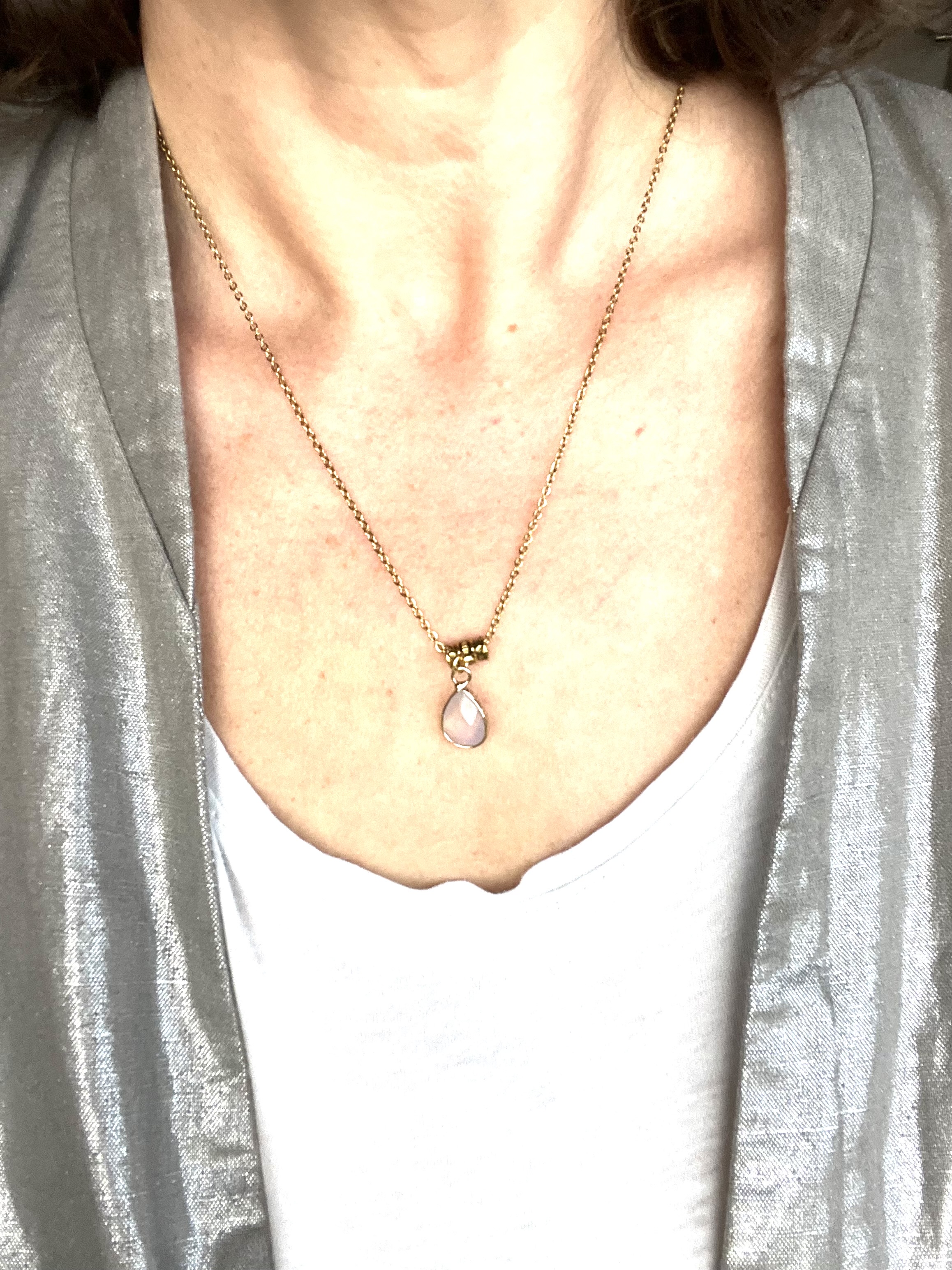 Collier NIEVE quartz