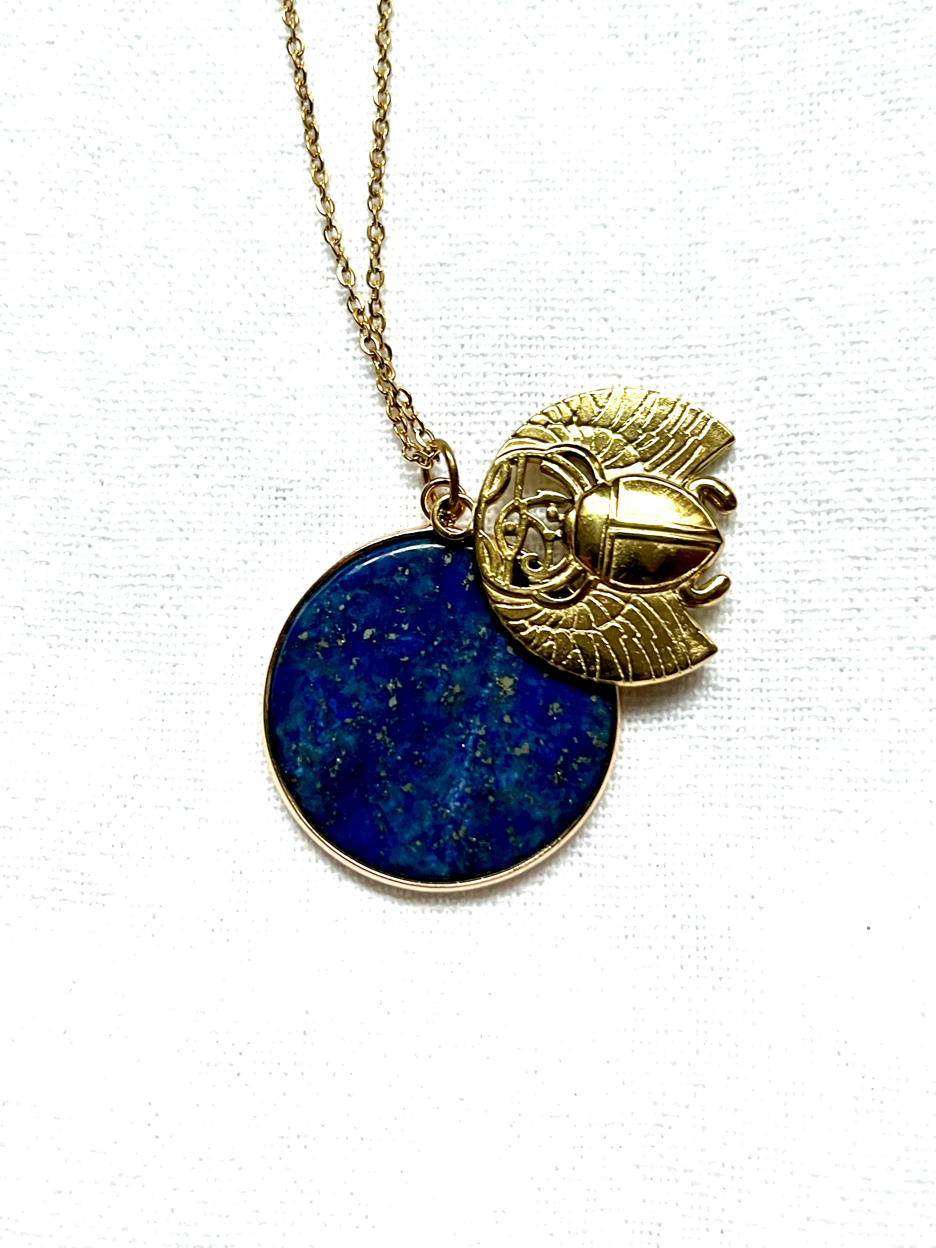 Collier LOUXOR, lapis lazuli