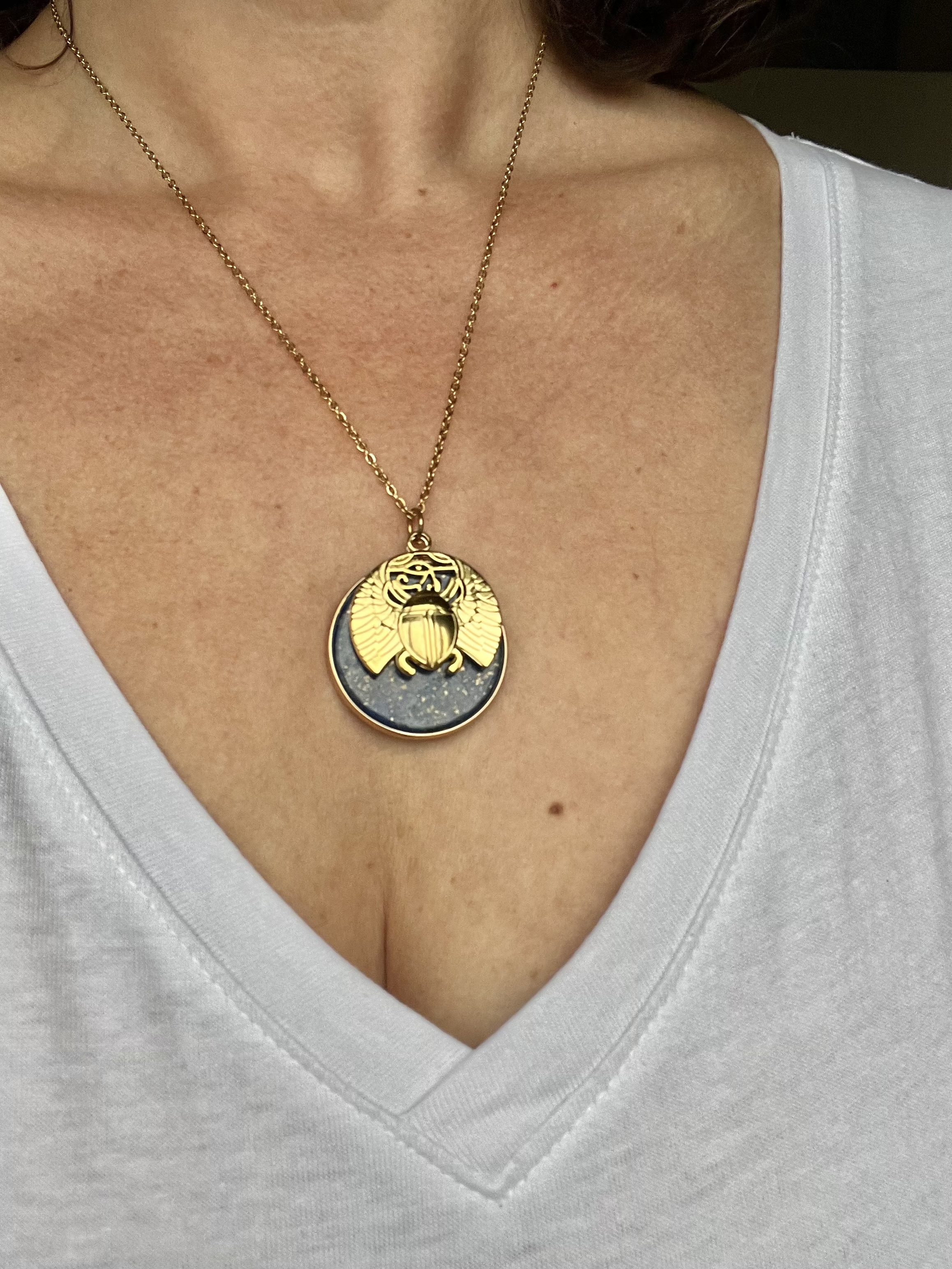 Collier LOUXOR, lapis lazuli