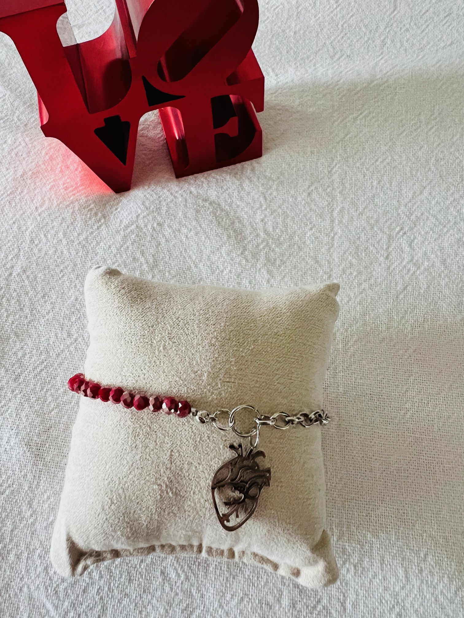 Bracelet HEART SHAPED cristal de bohème