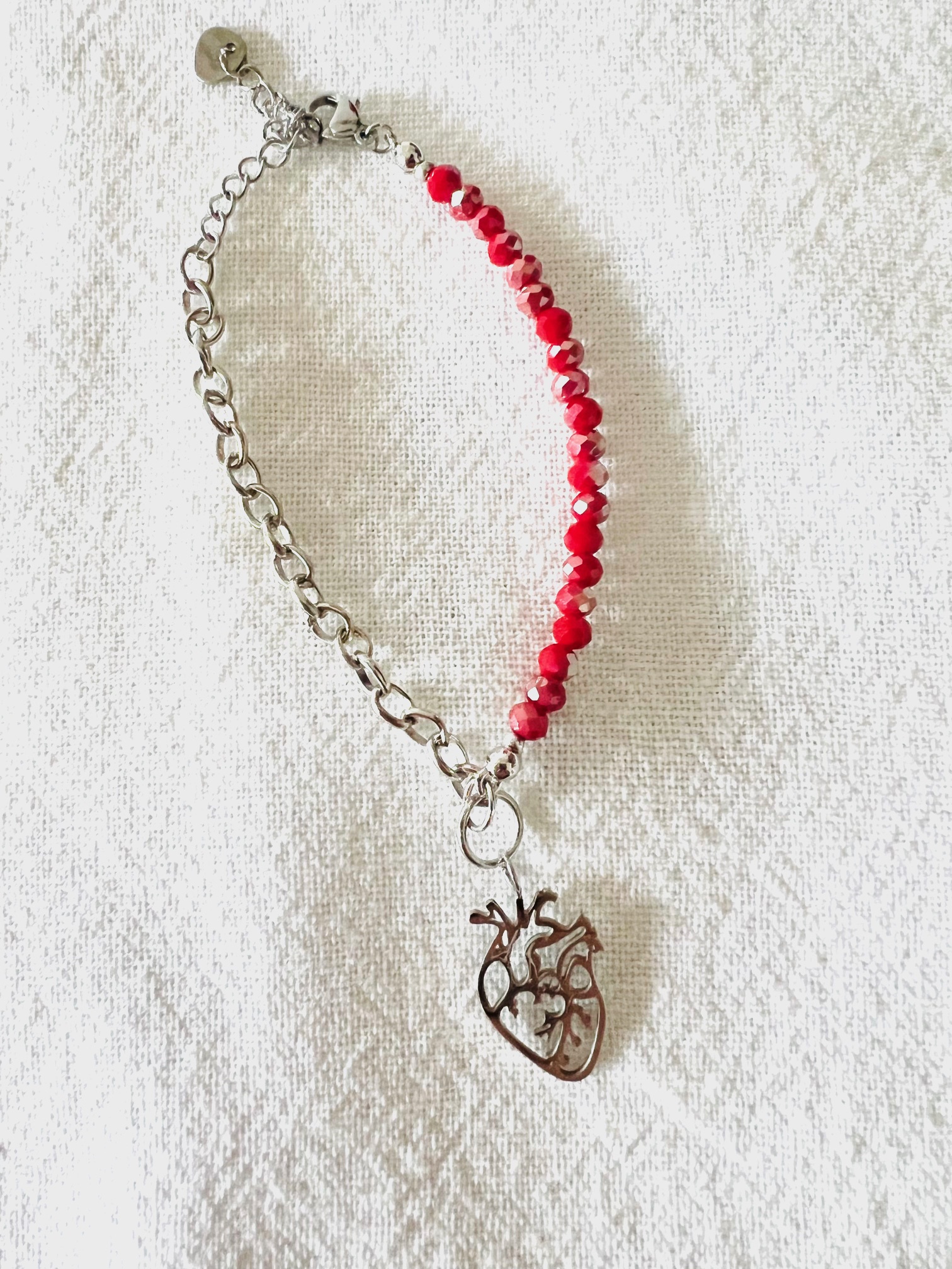 Bracelet HEART SHAPED cristal de bohème