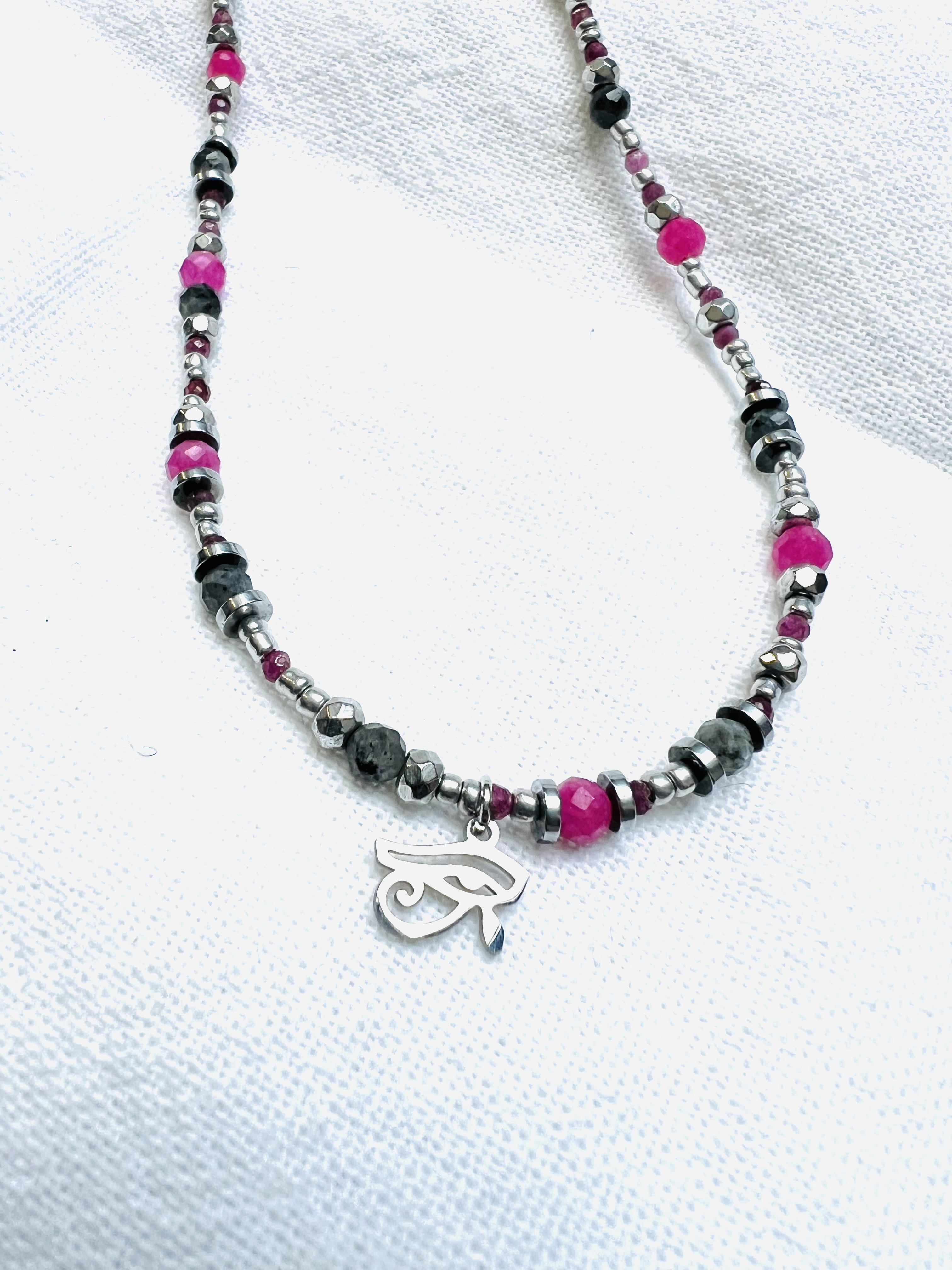 Collier PINK RIVER tourmaline