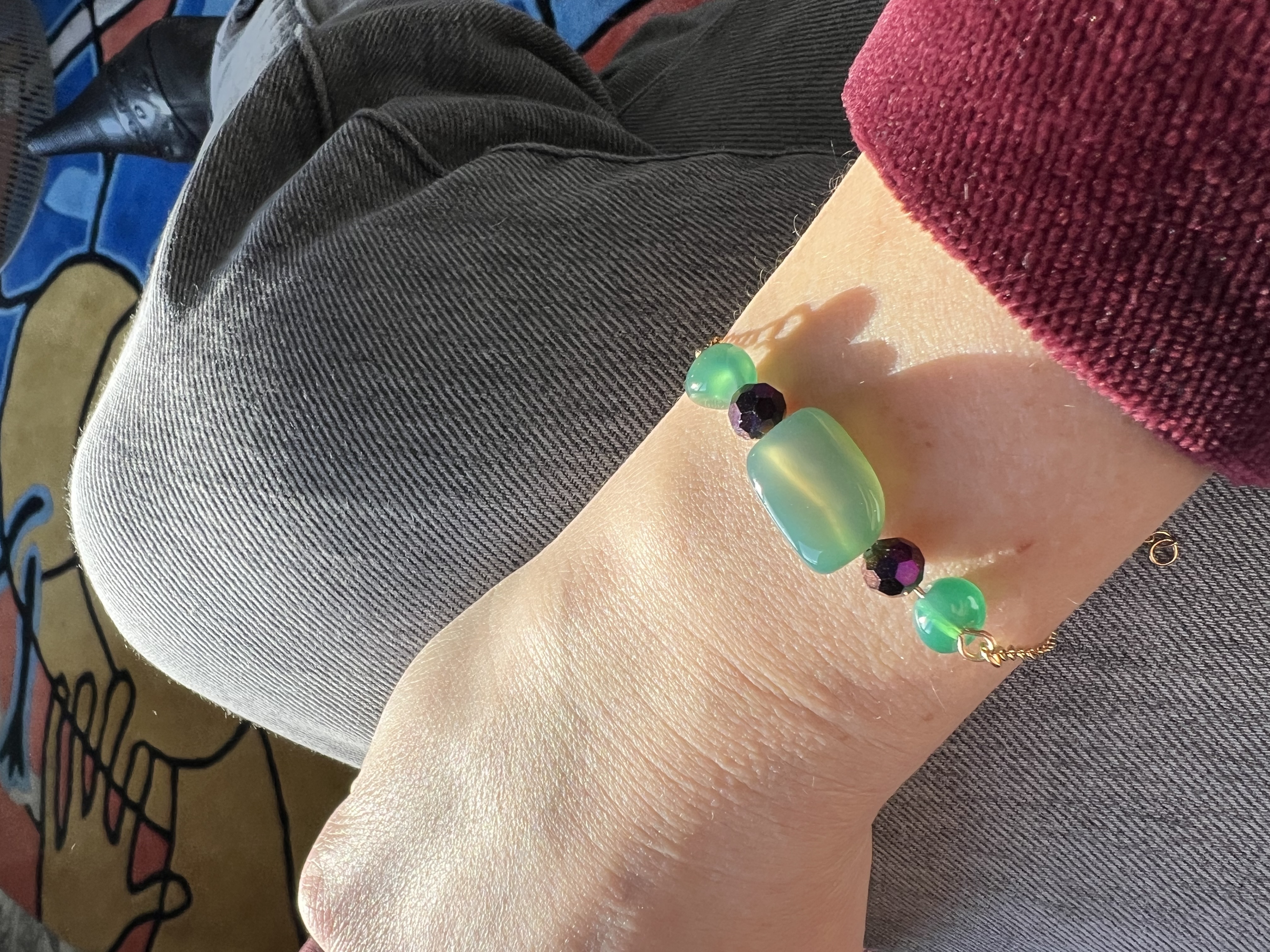 Bracelet GOOD FORTUNE,  aventurine