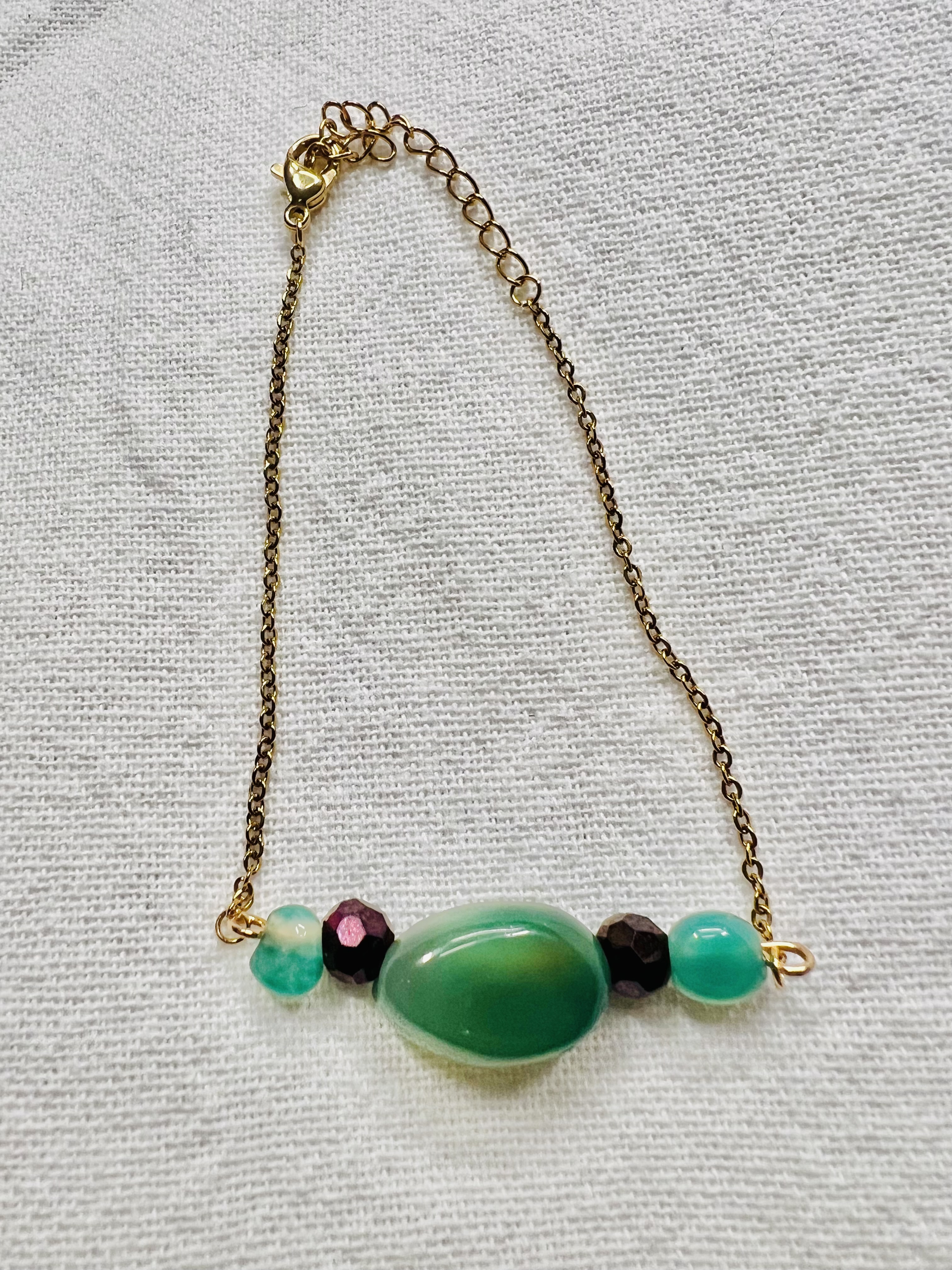 Bracelet GOOD FORTUNE,  aventurine