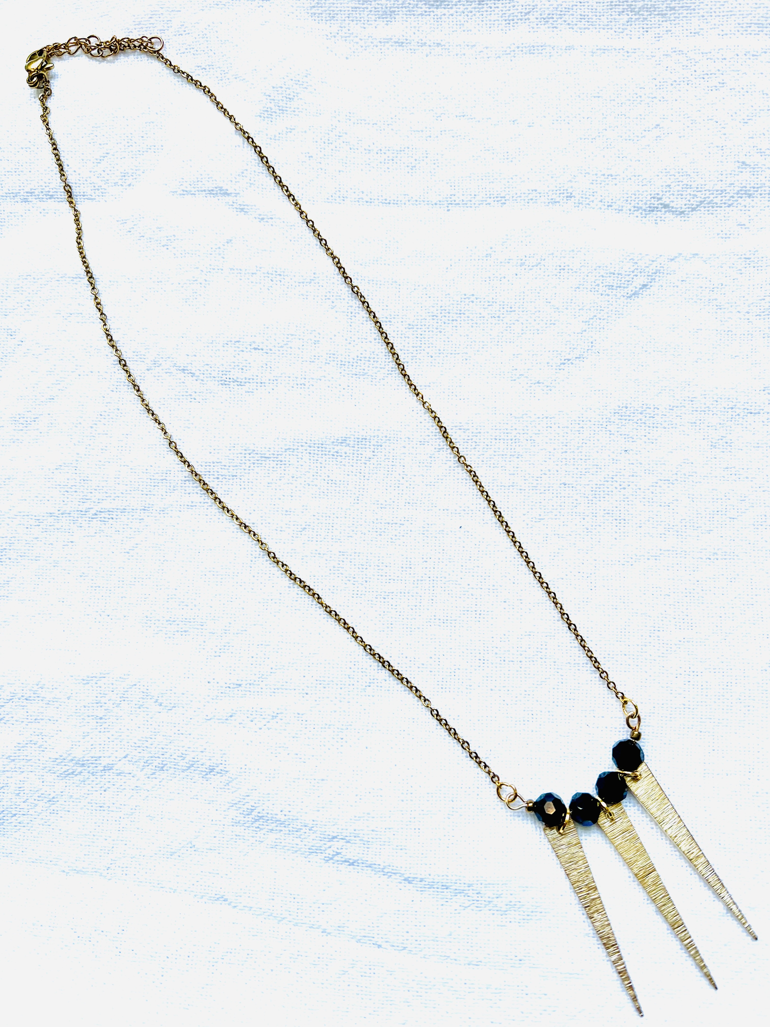 Collier INDIGO NIGHT, cristal de bohème