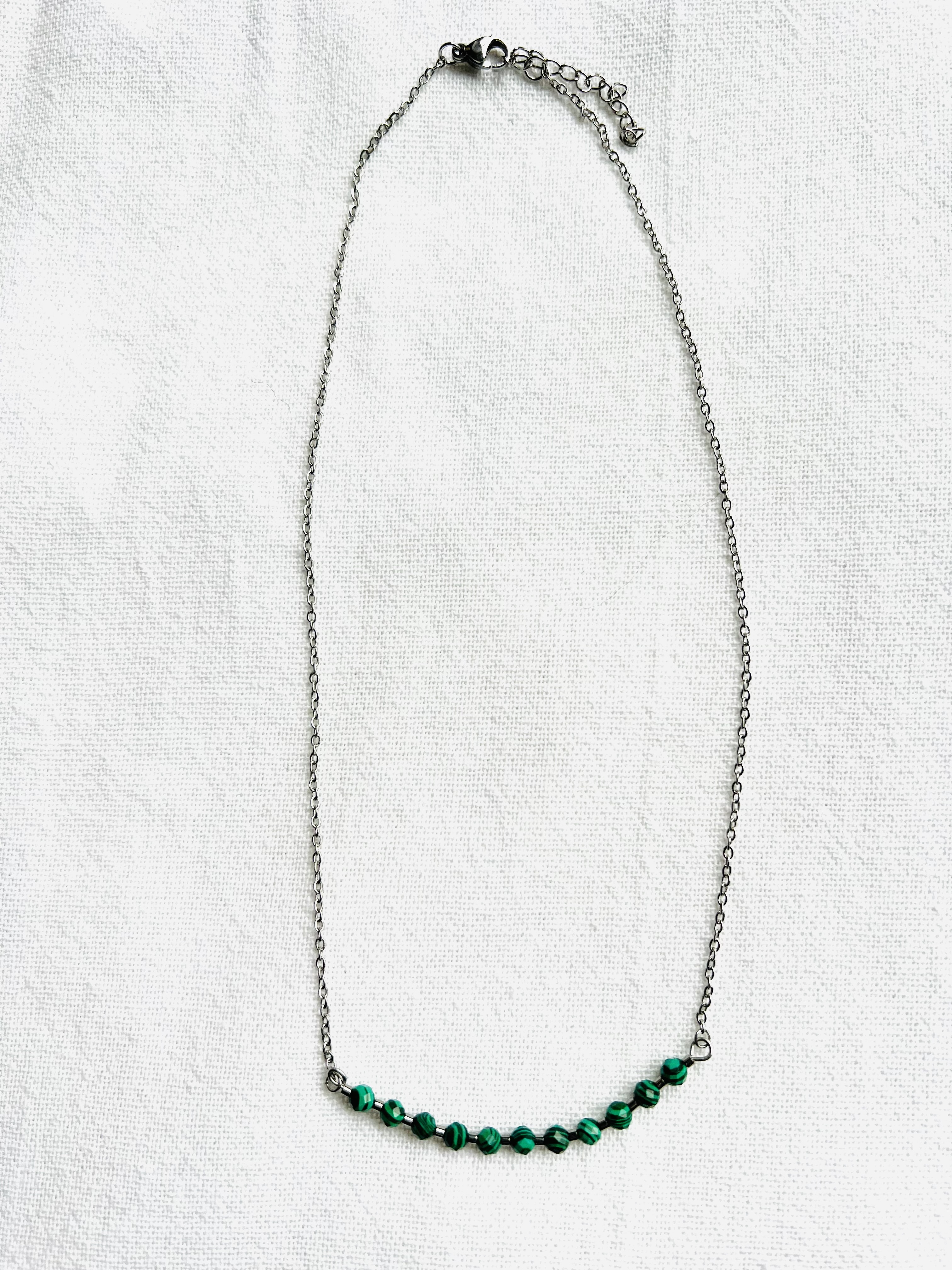 Collier Amazonia, malachite