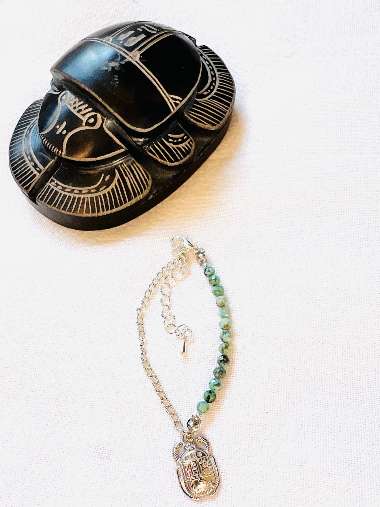 Bracelet PHILAE, turquoise africaine