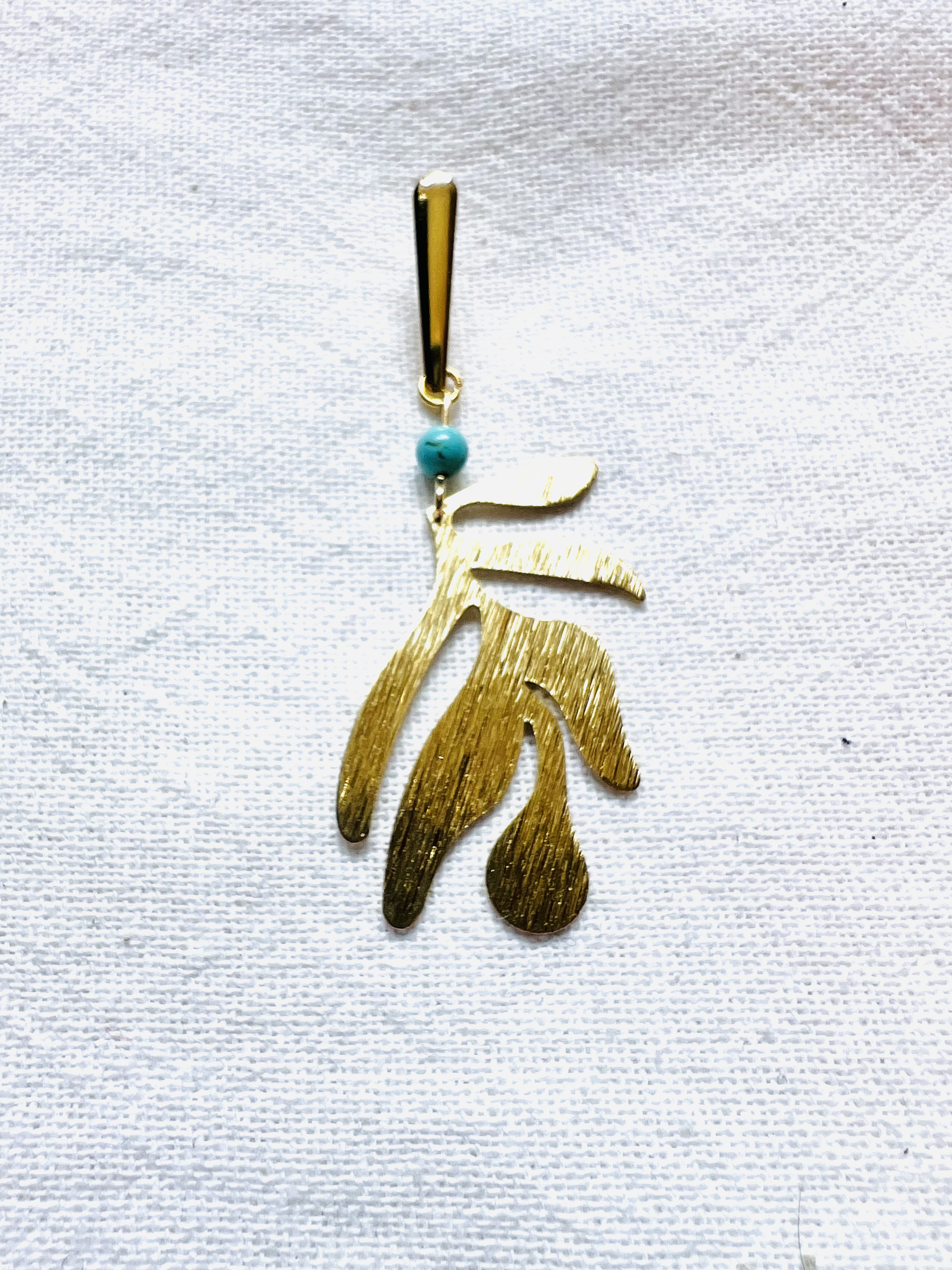 Boucles d'oreilles MATISSE, turquoise