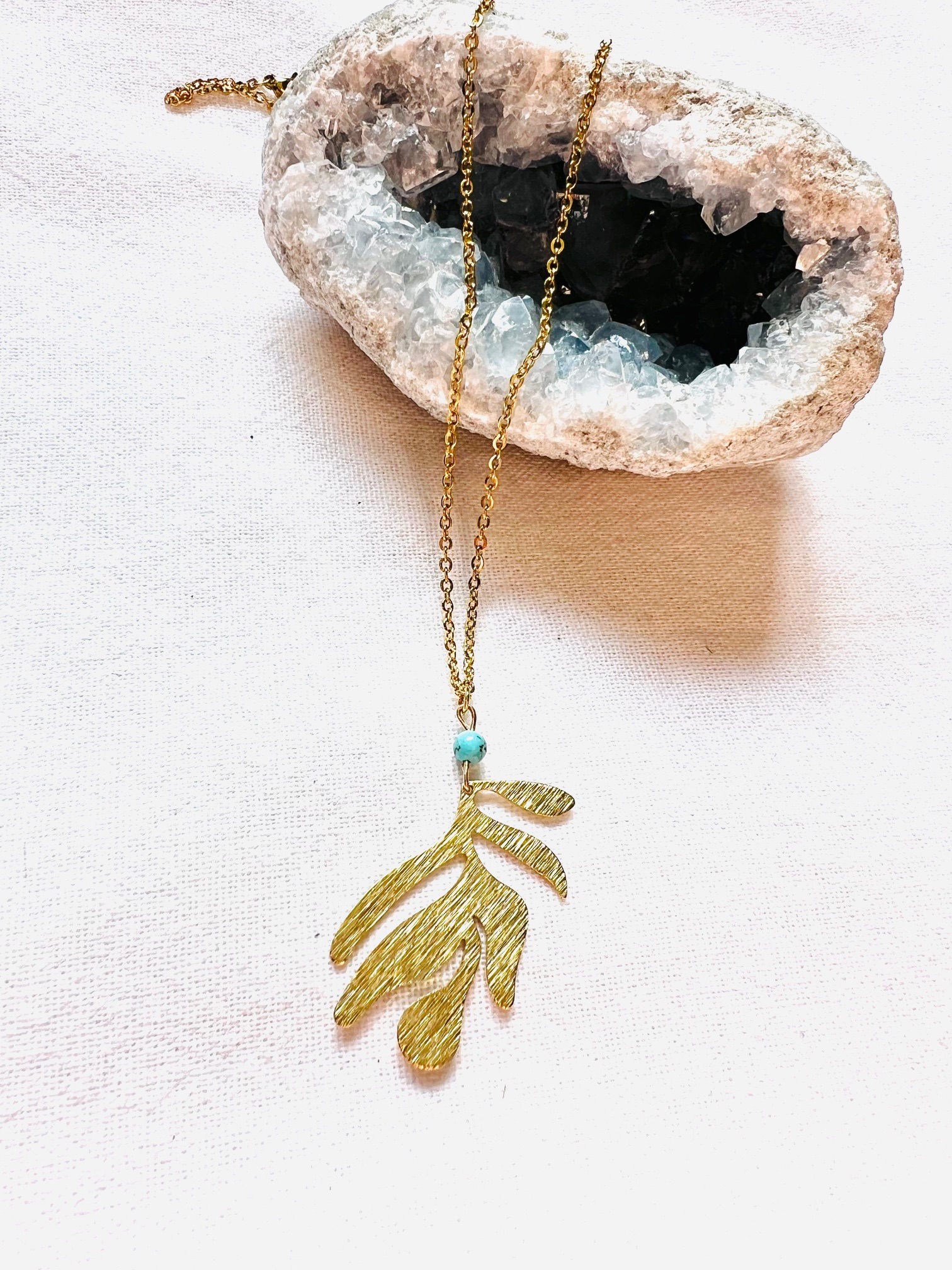 Collier MATISSE, turquoise