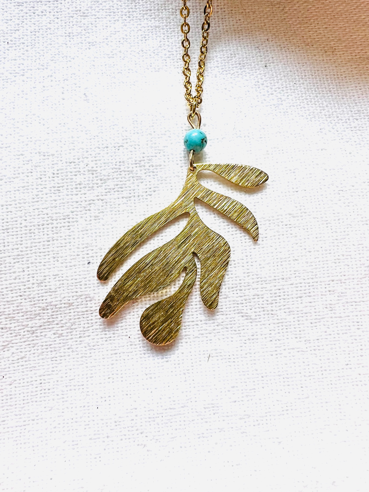 Collier MATISSE, turquoise