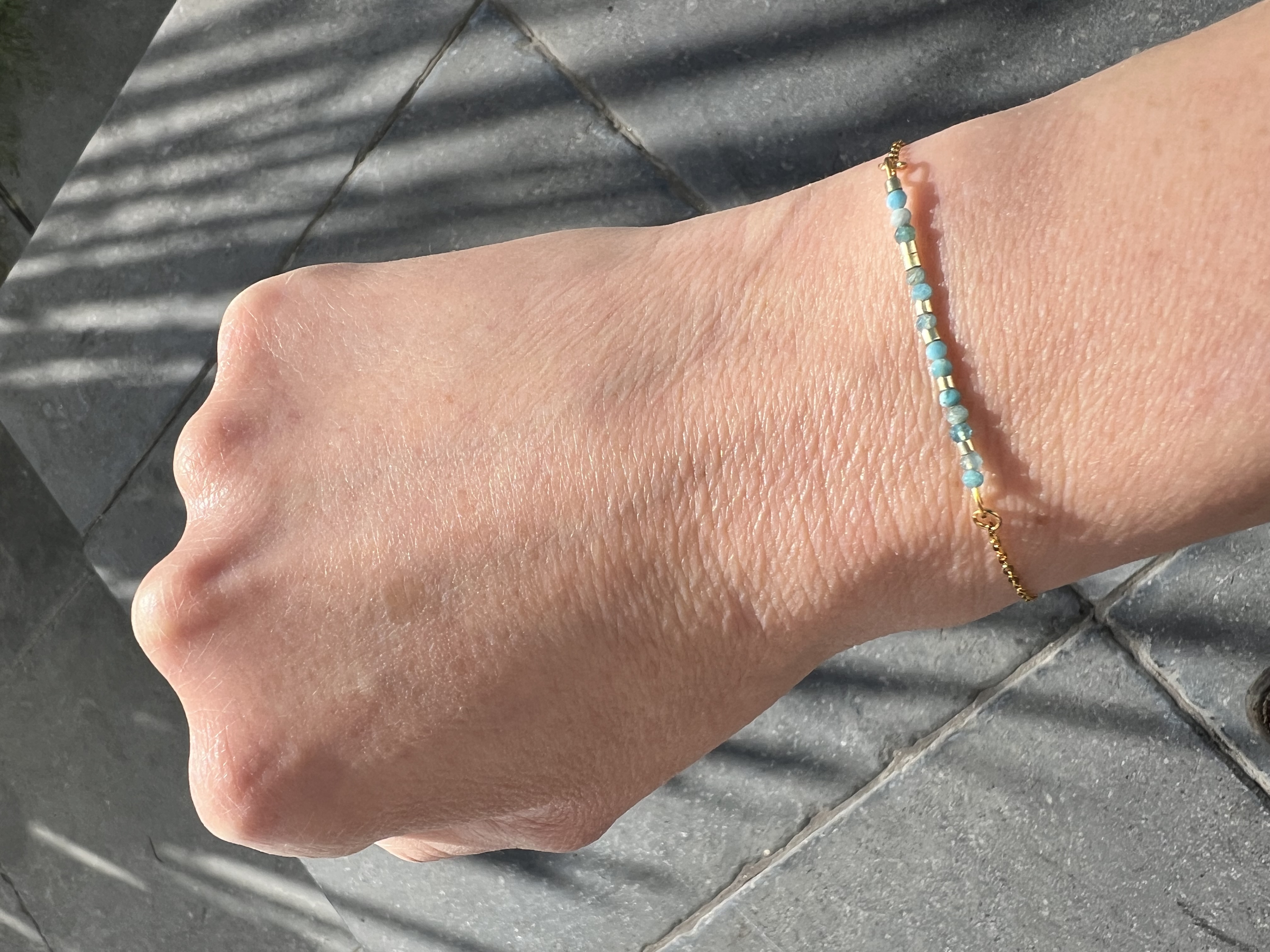 Bracelet TULUM, apatite 