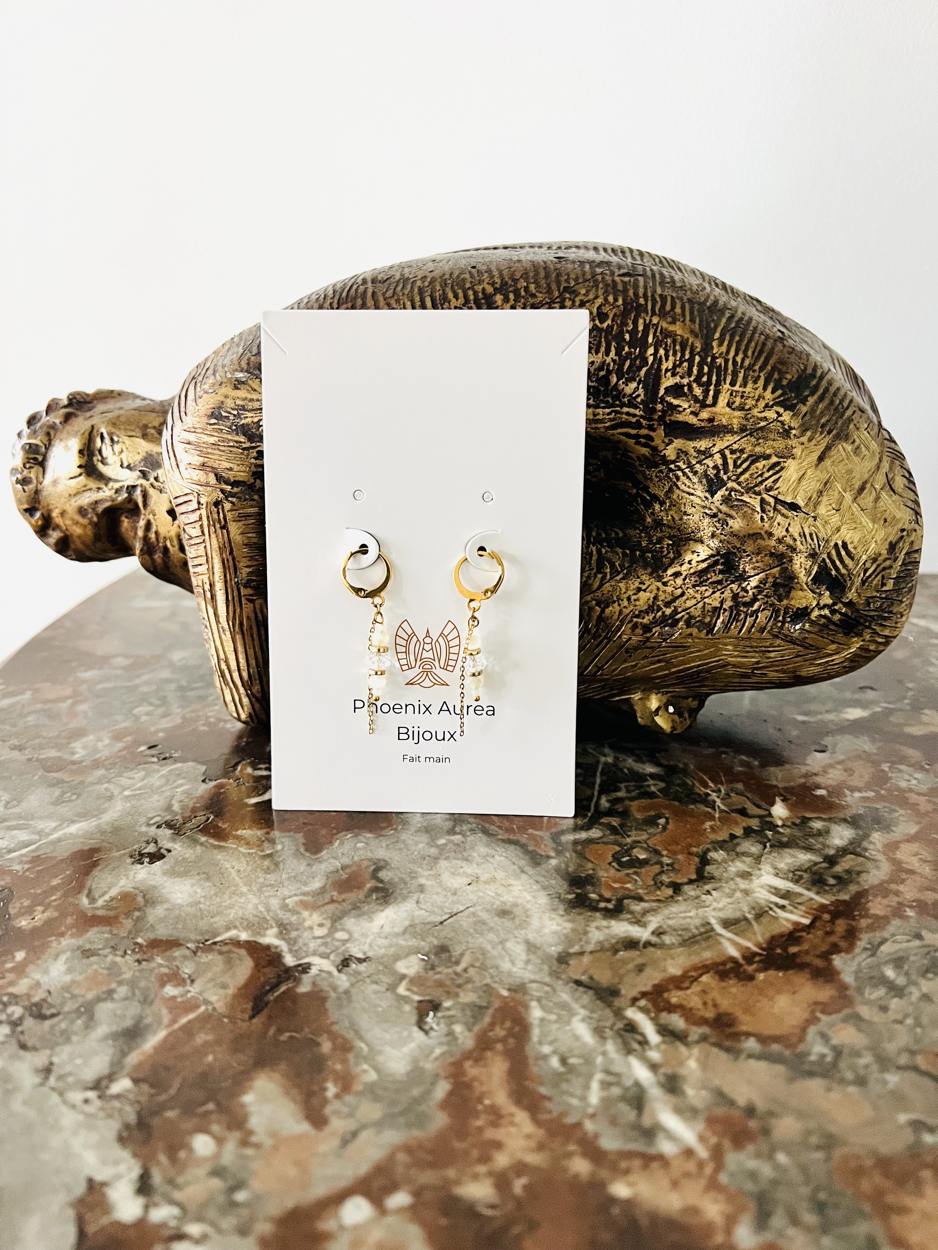 Boucles d'oreilles YOU'RE A GEM, cristal