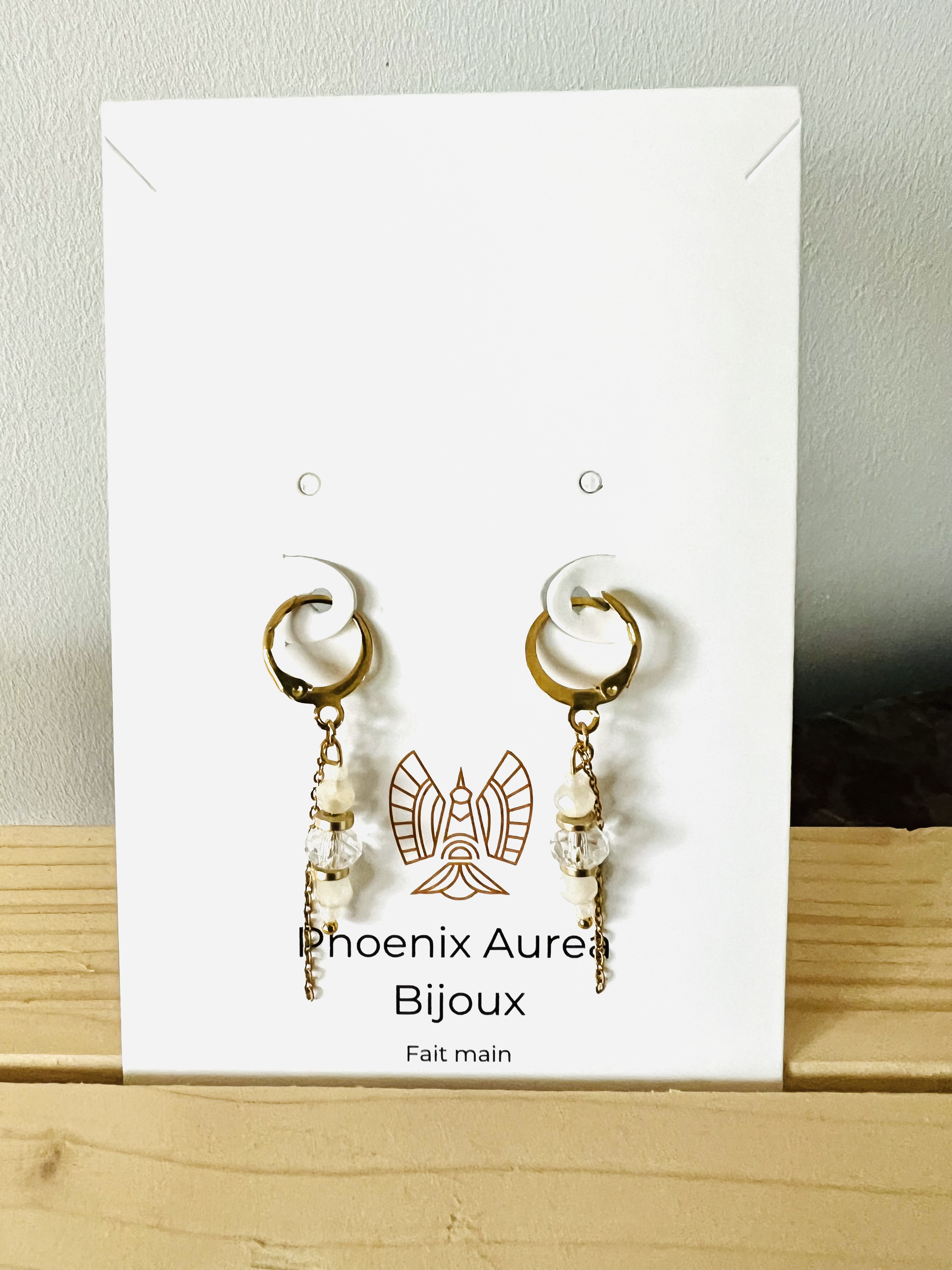 Boucles d'oreilles YOU'RE A GEM, cristal