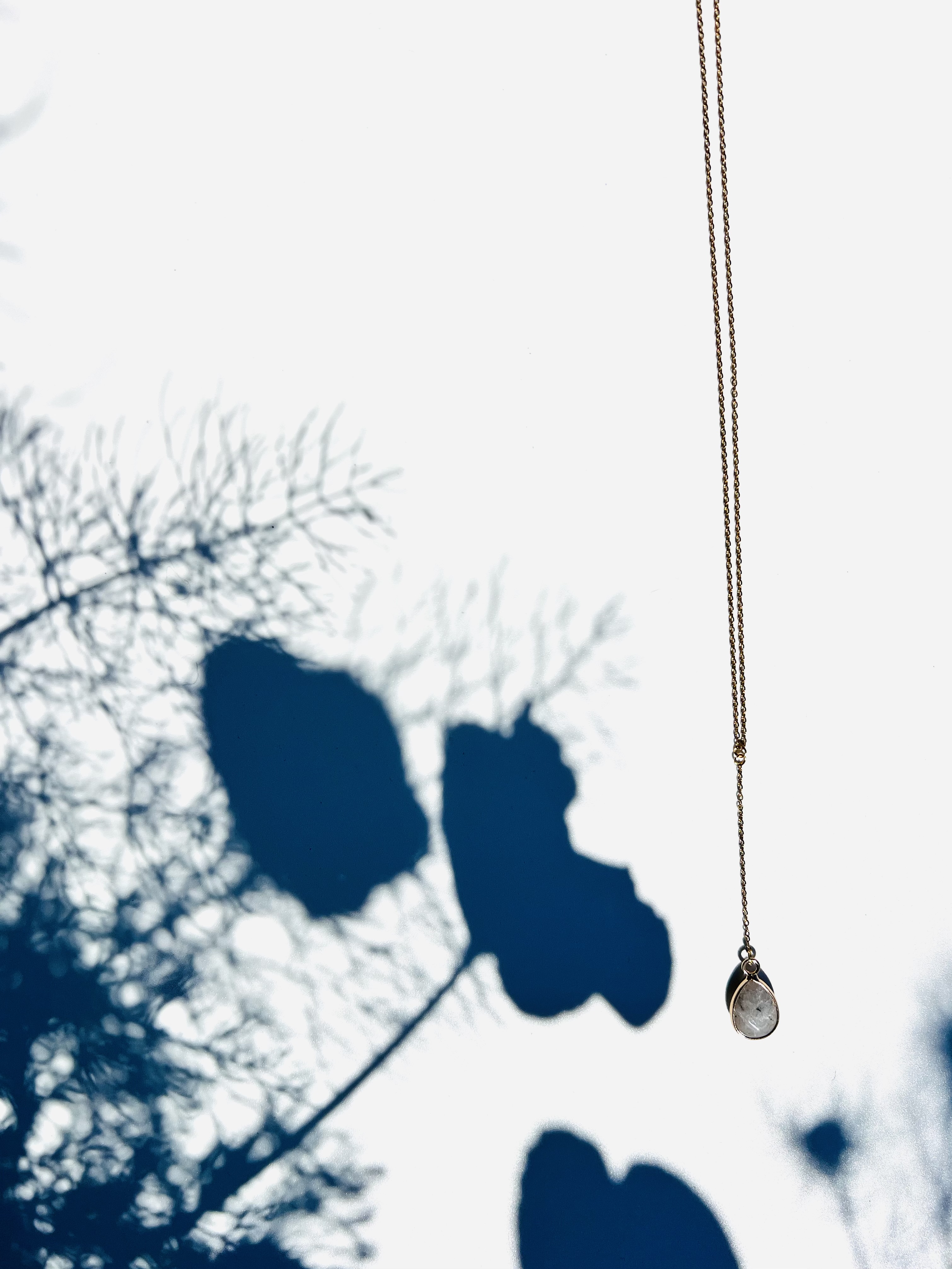 Collier TEARDROP, pierres naturelles