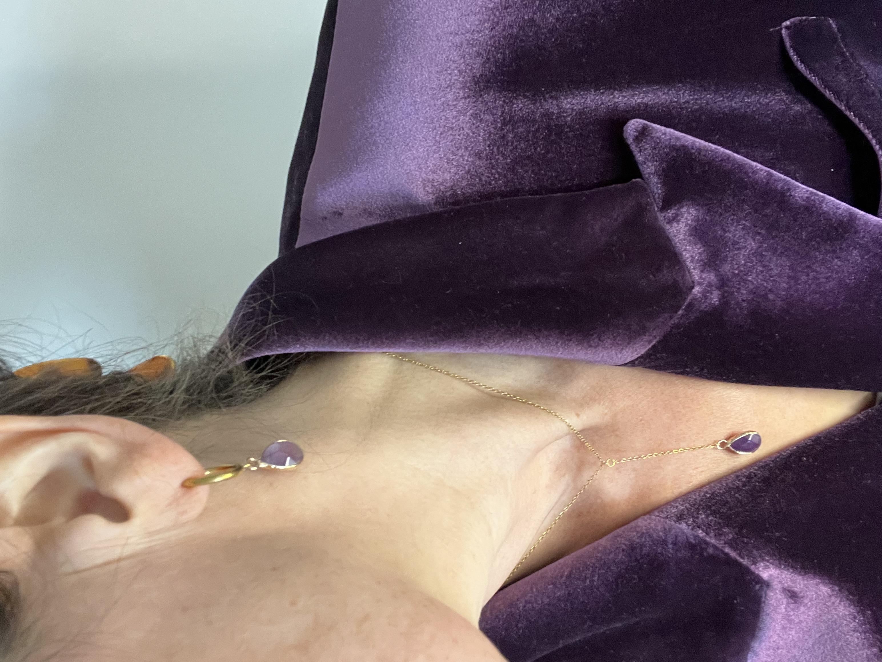 Boucles d'oreilles TEARDROP, pierres naturelles