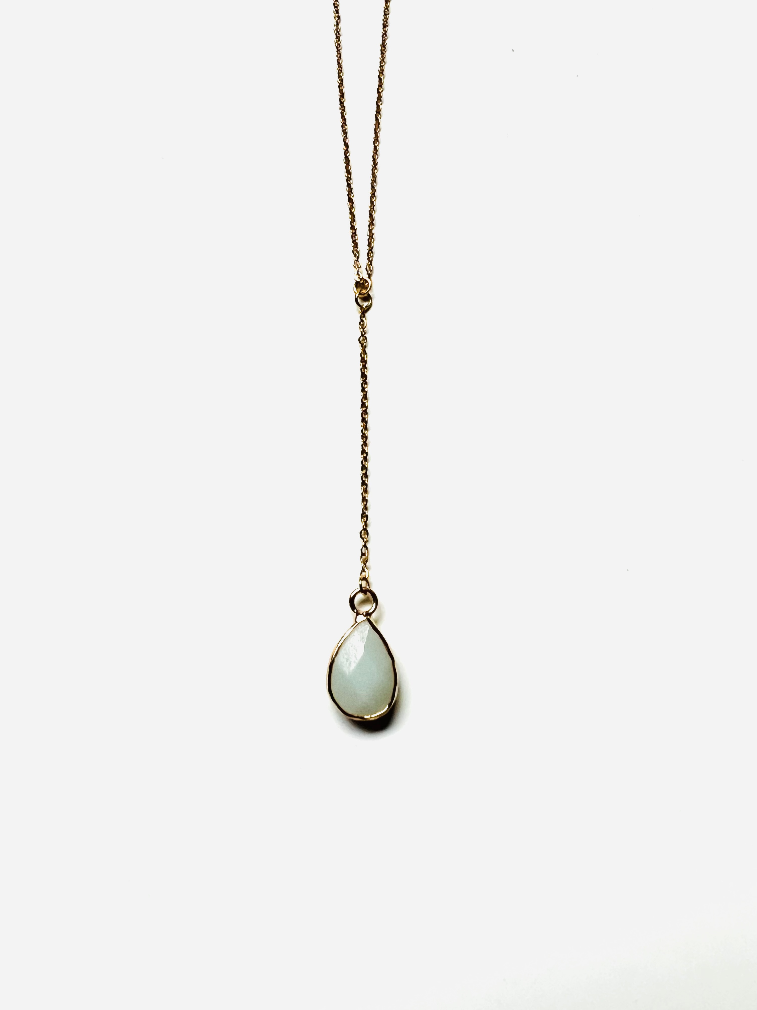 Collier TEARDROP, pierres naturelles