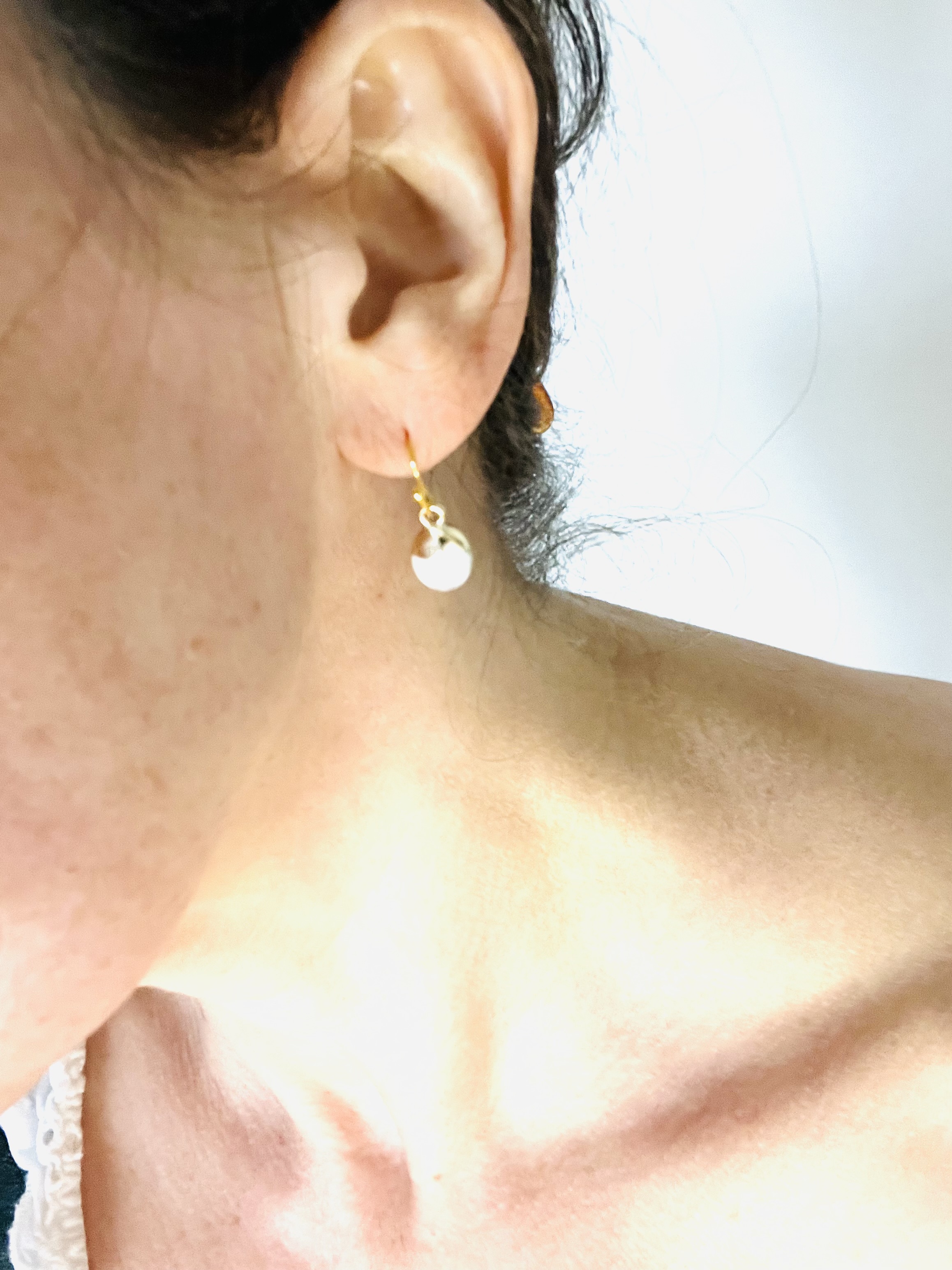 Boucles d'oreilles OSTUNI, howlite