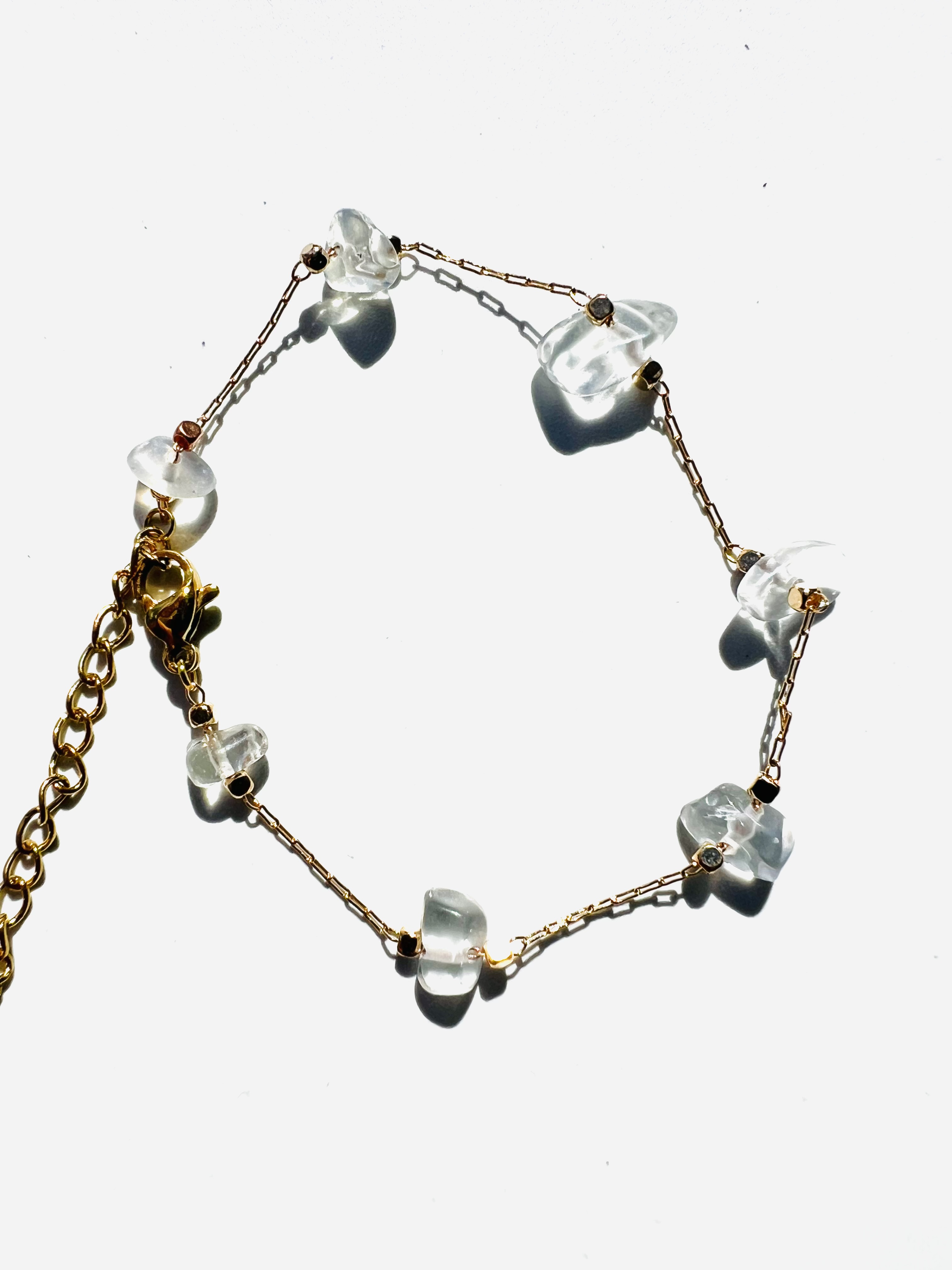 Bracelet HIELO, quartz blanc