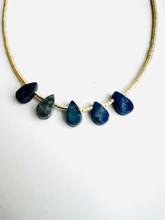 Collier PETRA lapis lazuli