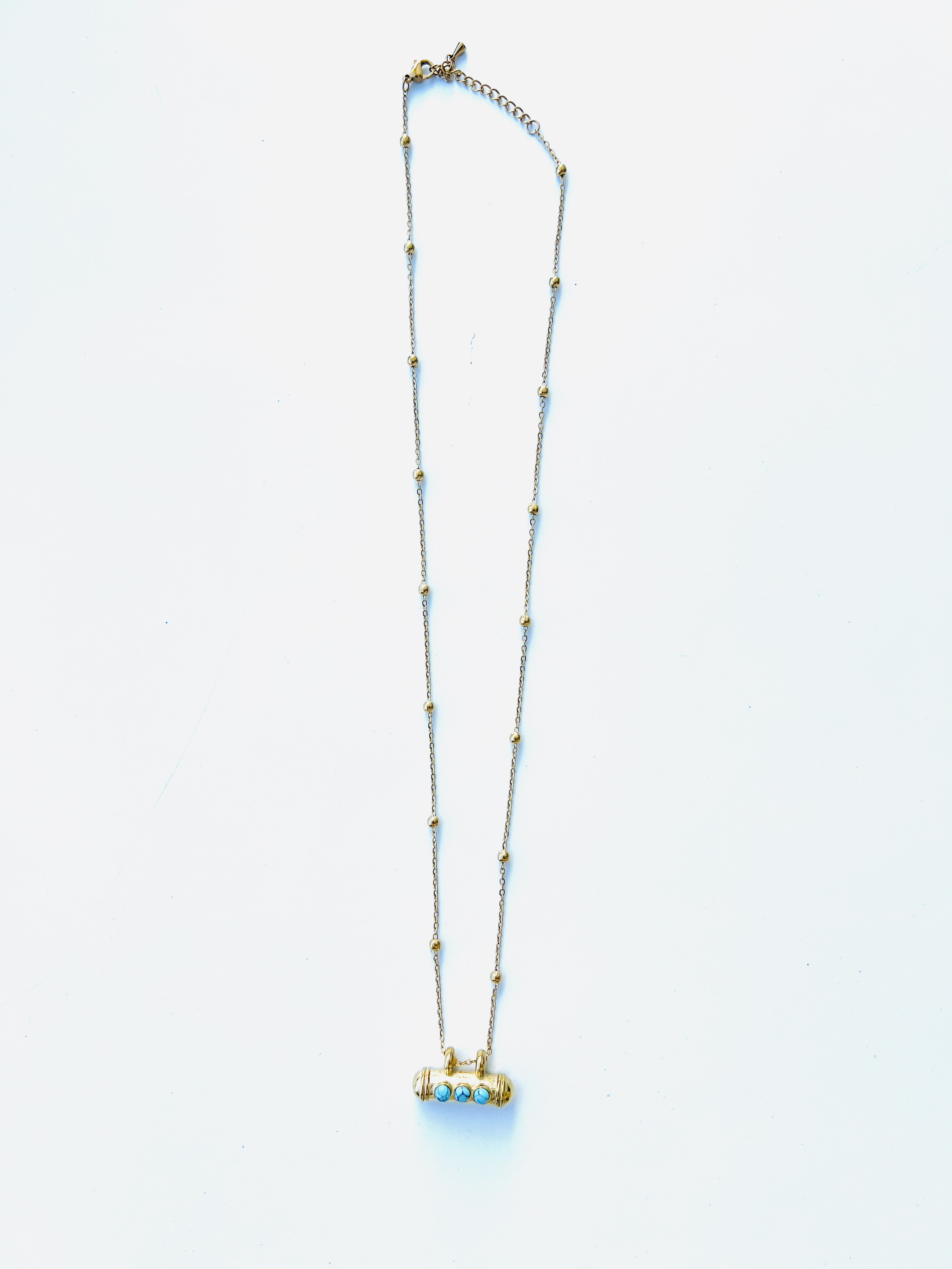 Collier UXMAL, turquoise  