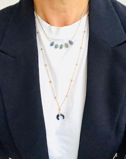 Collier ISPAHAN, lapis lazuli