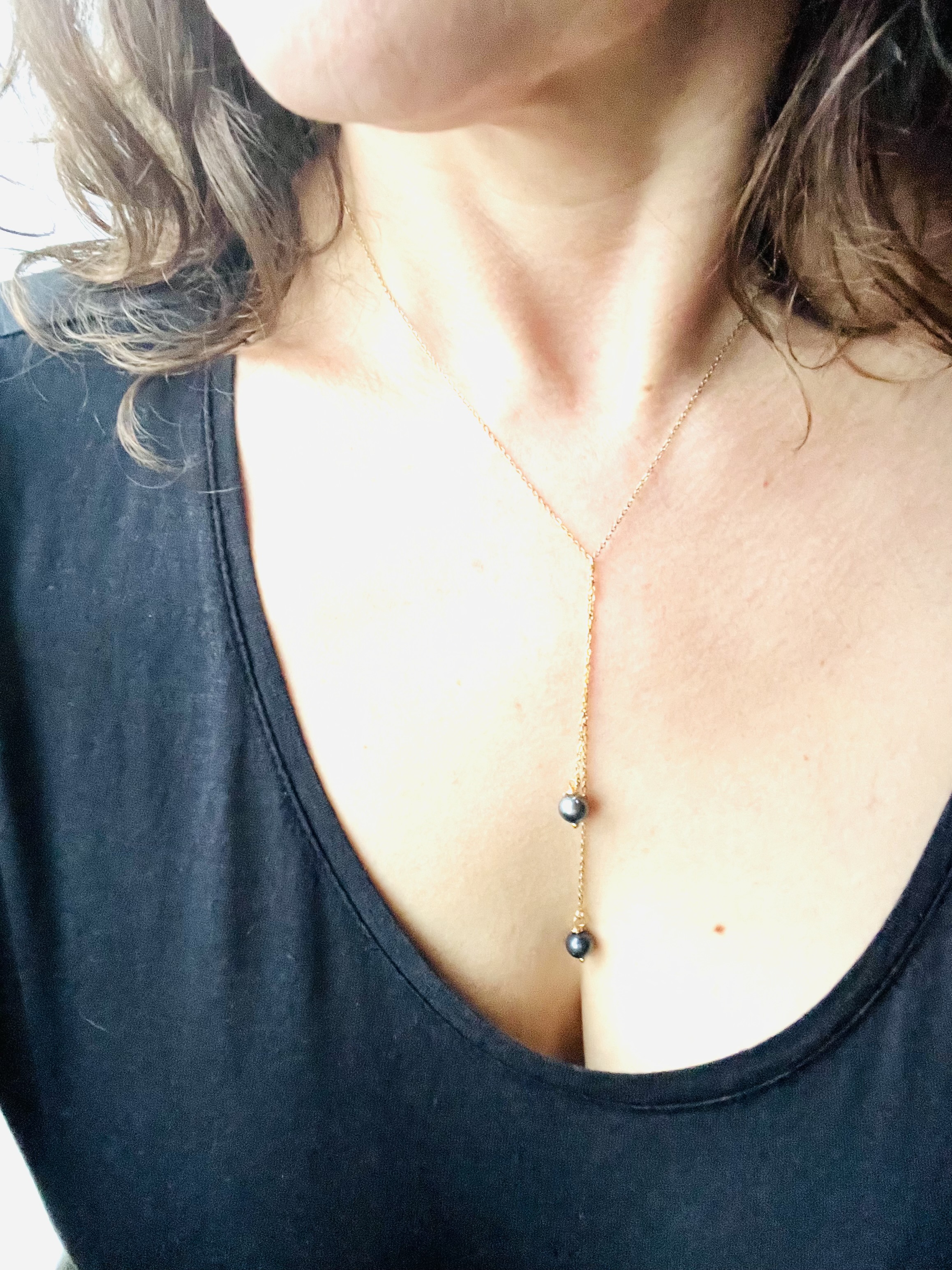 Collier BORA BORA, perles de TAHITI