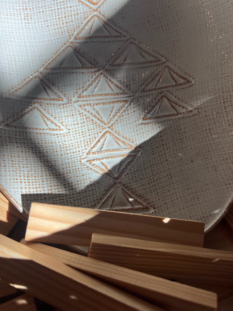 Straw gardens on a plate (Tree of life)