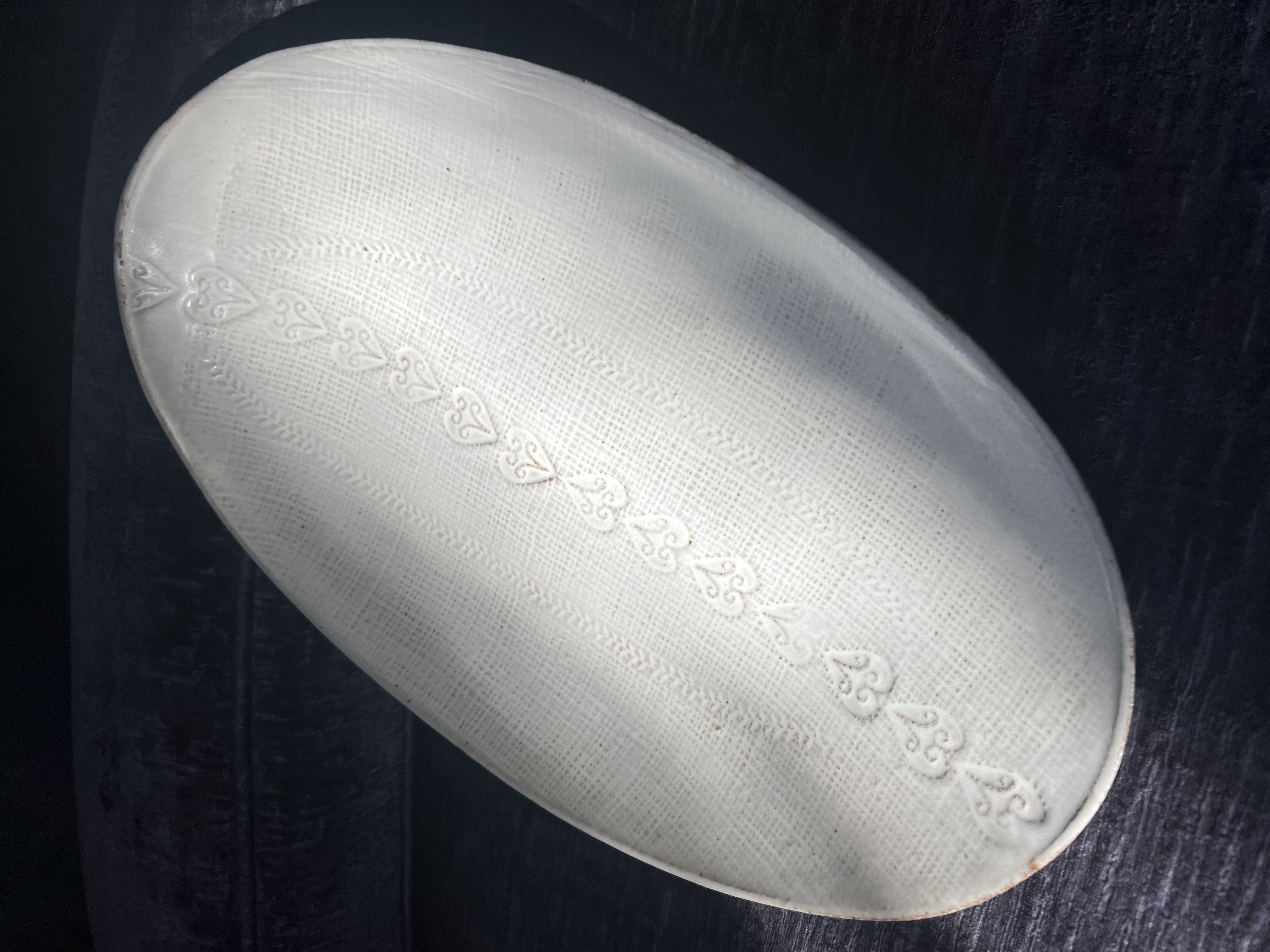 "Grass snake love" platter