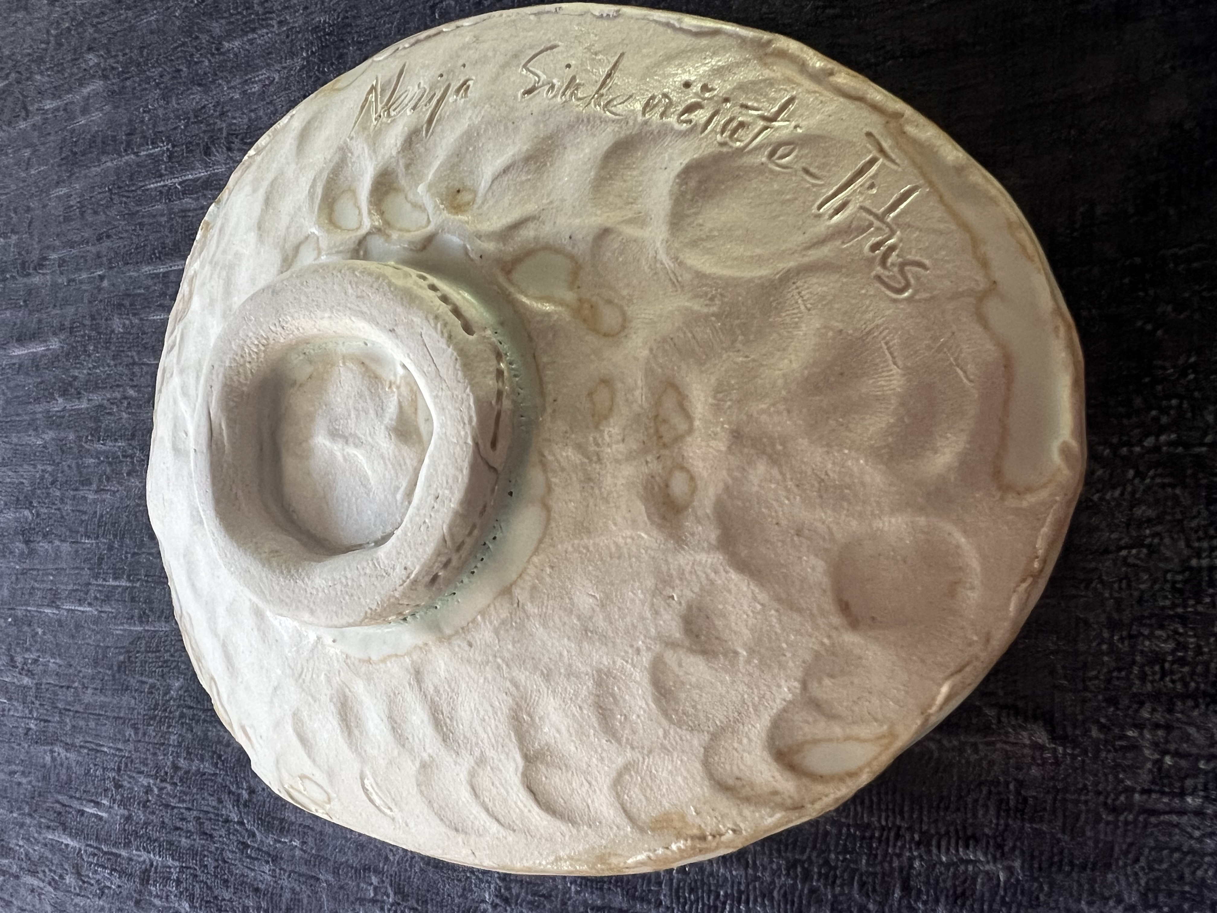 "Verpstė" Jewelry dish - dots of gold