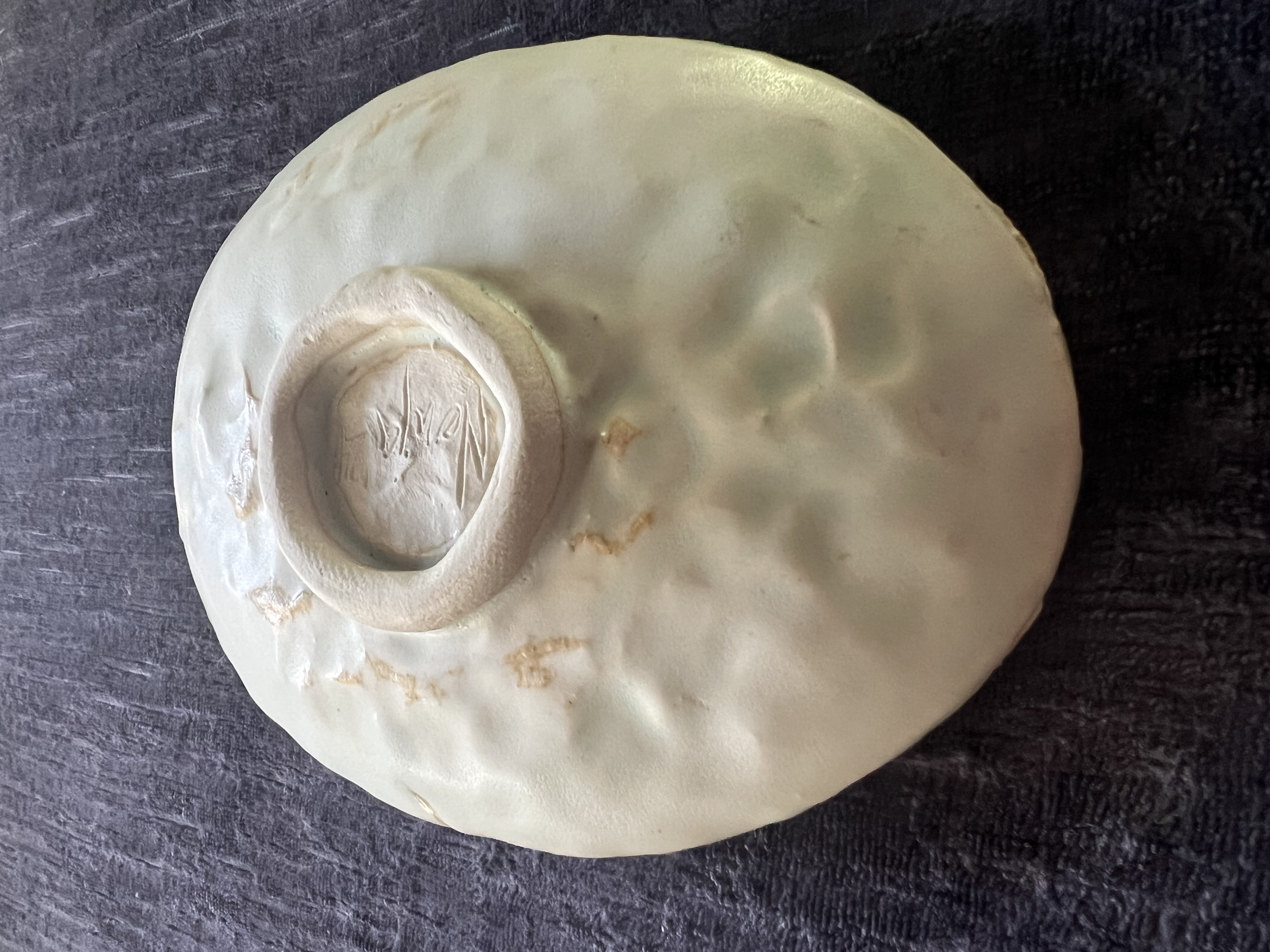 Verpstė jewelry dish (gold leaves)