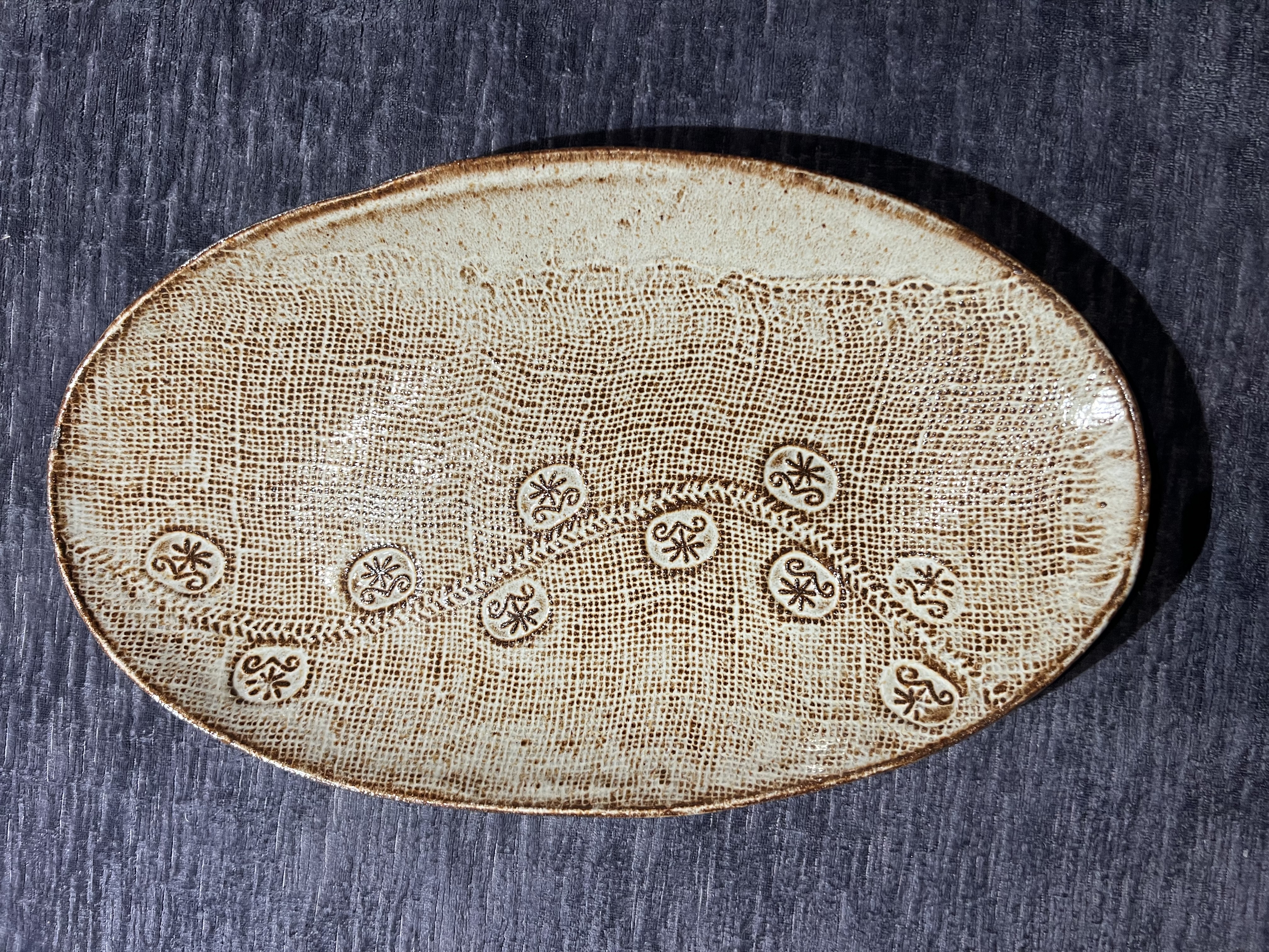 "Saulė + žaltys" platter 