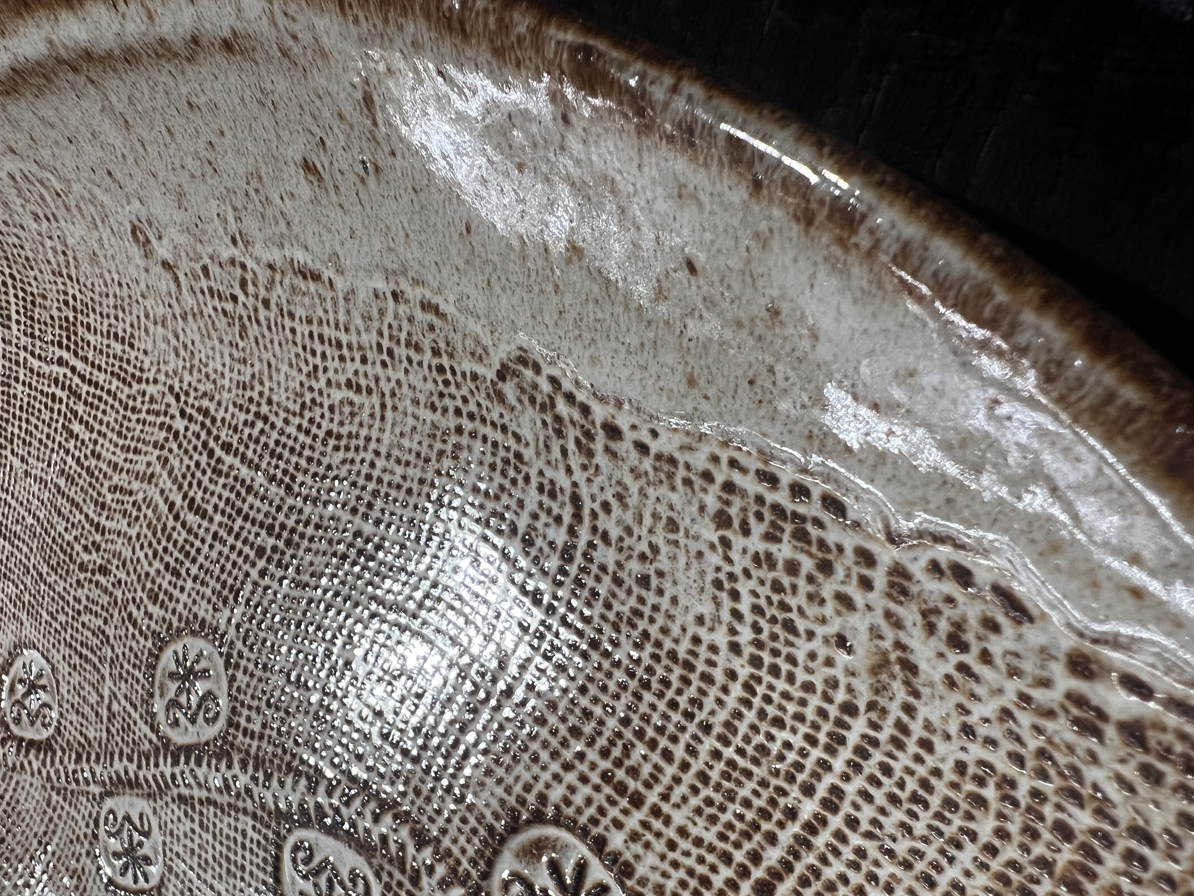 "Saulė + žaltys" platter 