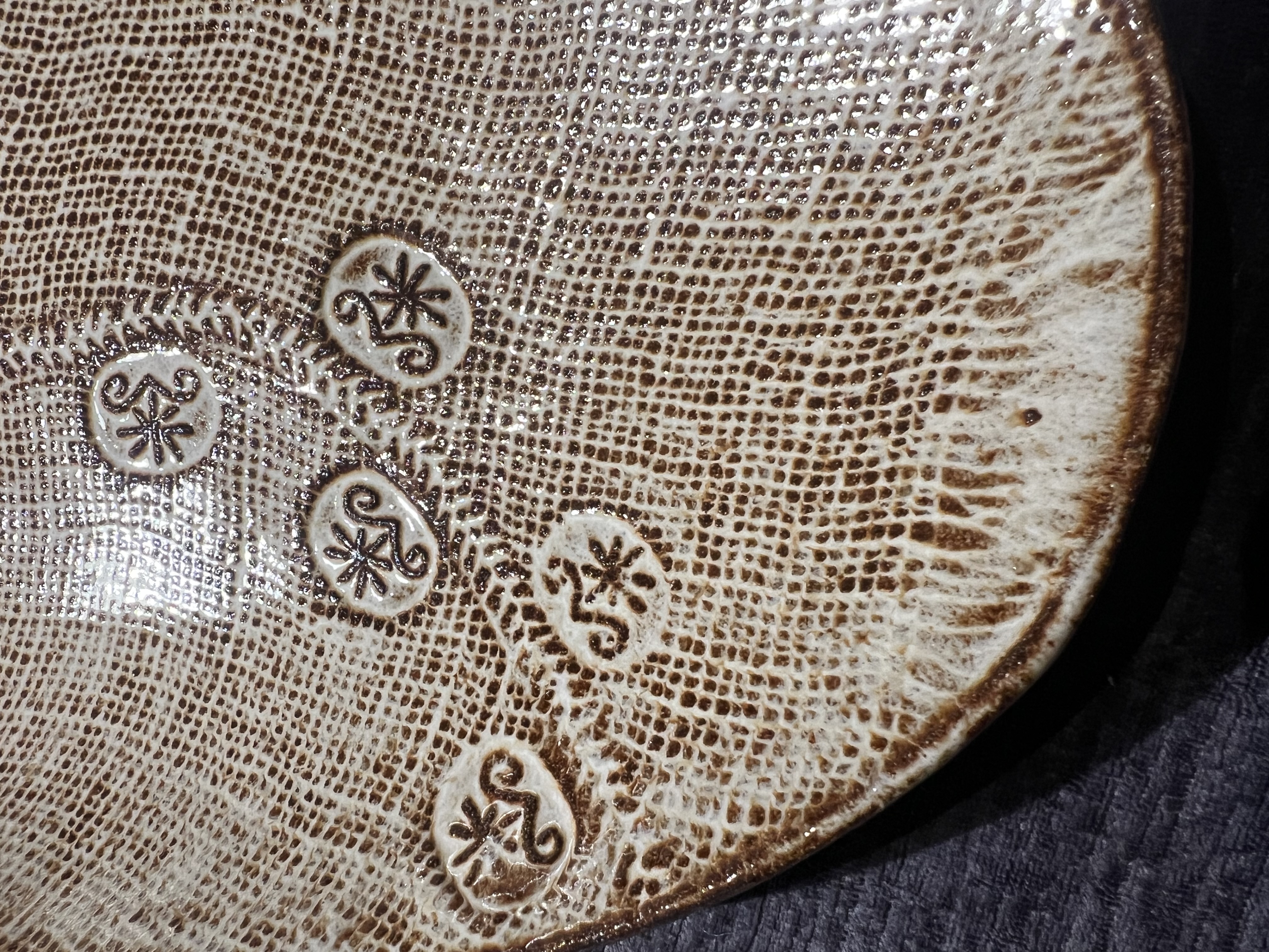 "Saulė + žaltys" platter 