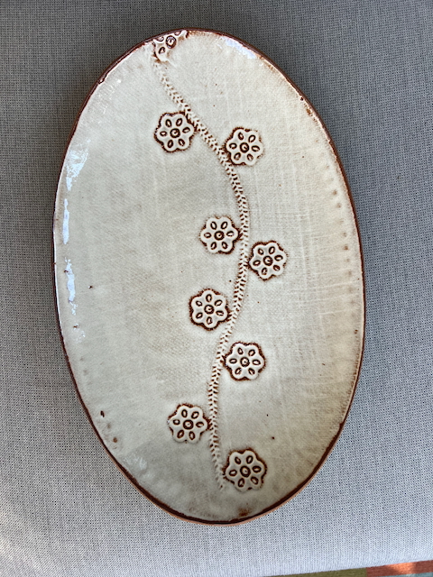"Flower" platter