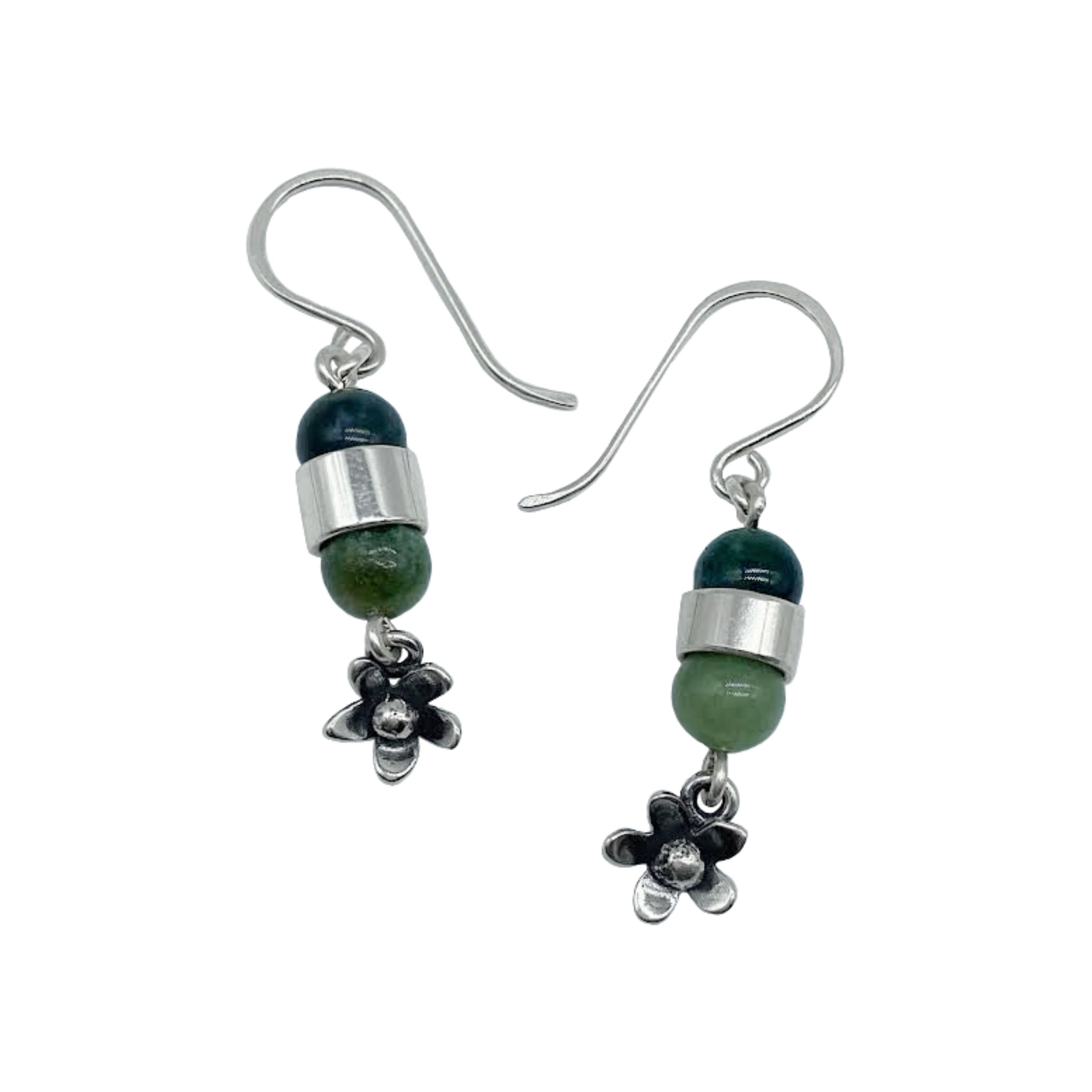 Floral Jasper Earrings