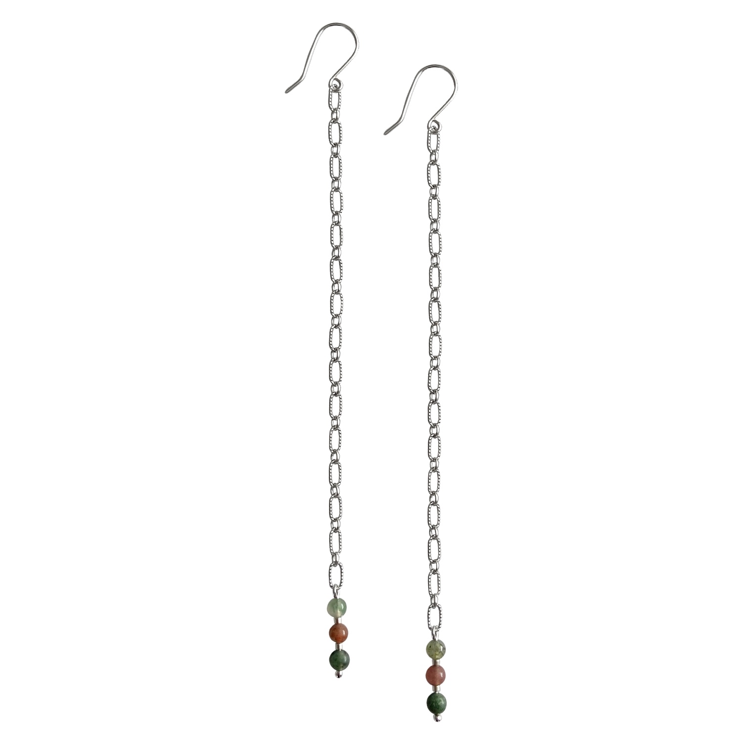 Long Jasper Earrings